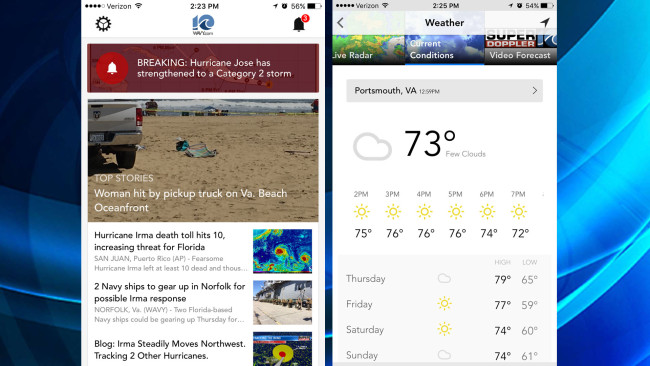 WAVY News App Screenshot