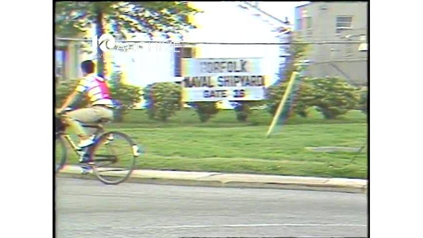WAVY Archive: 1981 Bicycle Travel to Work