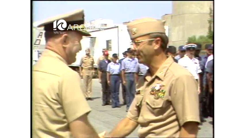 WAVY Archive: 1981 Iran Hostage CDR Donald Sharer Ceremony