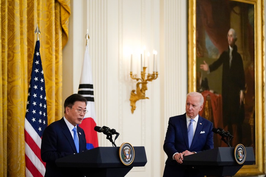 Joe Biden, Moon Jae-in