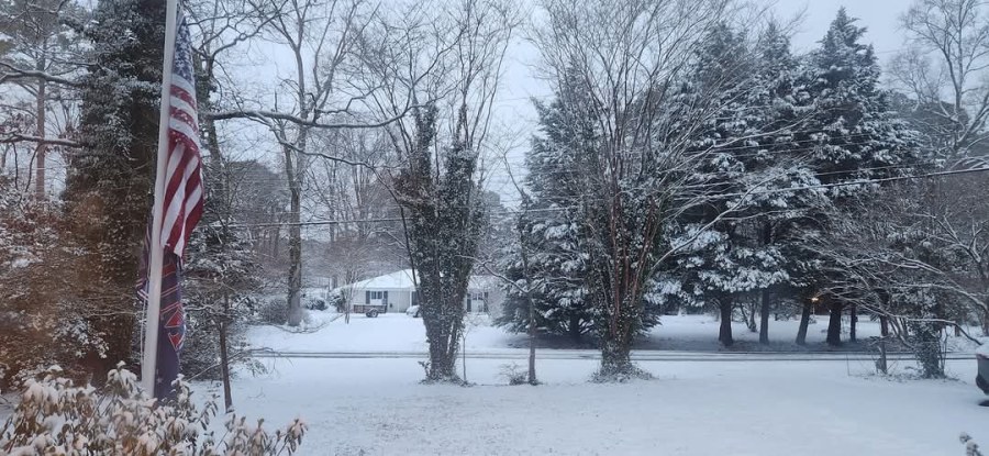 Snow in Yorktown (Brian and Jill McWithey)
