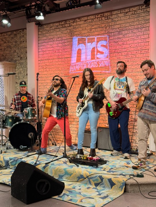 A band performs for Live Music Friday on the Hampton Roads Show.