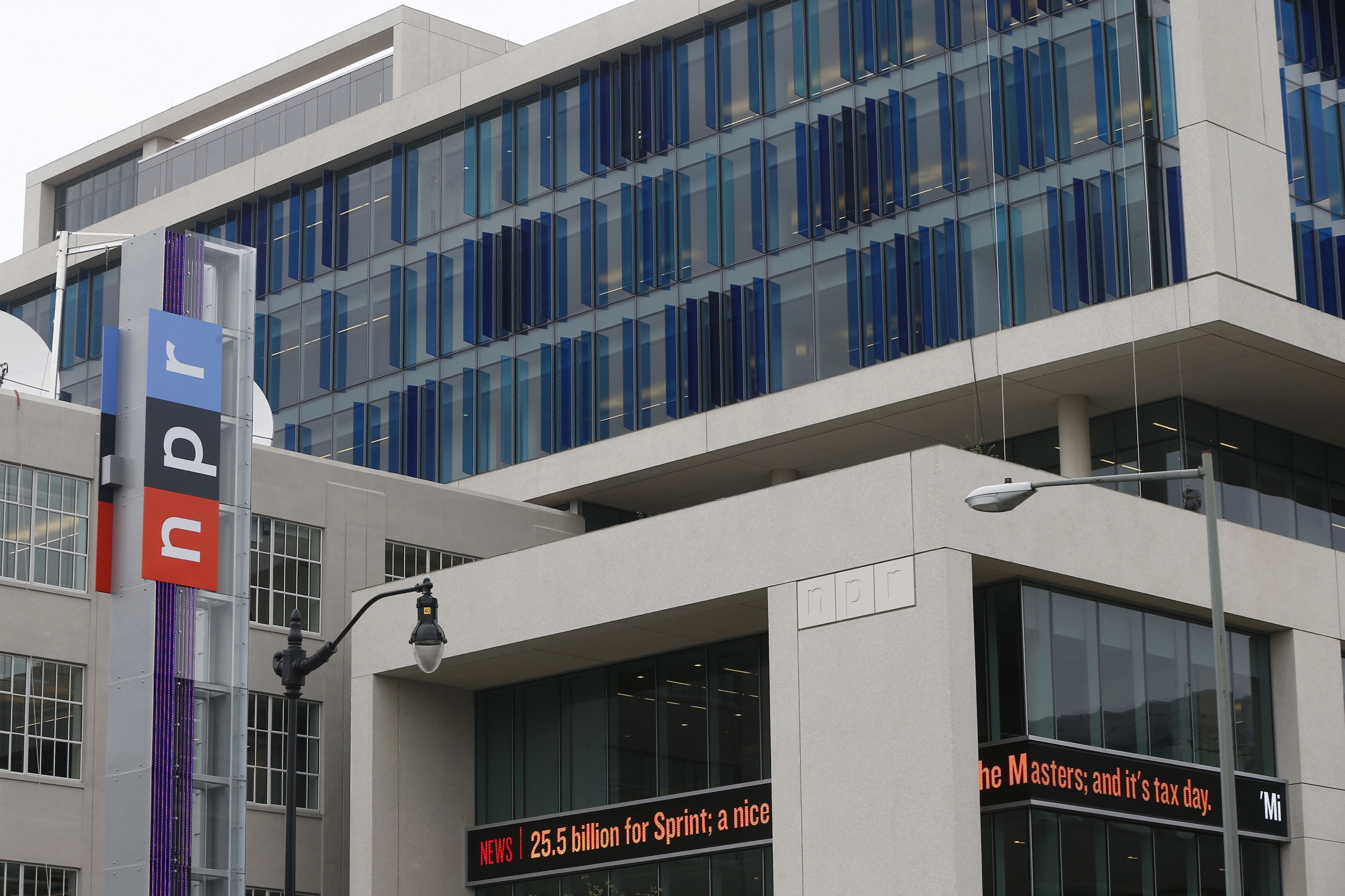 FILE - The headquarters for National Public Radio (NPR) is seen in Washington, April 15, 2013. AP Photo/Charles Dharapak, File)