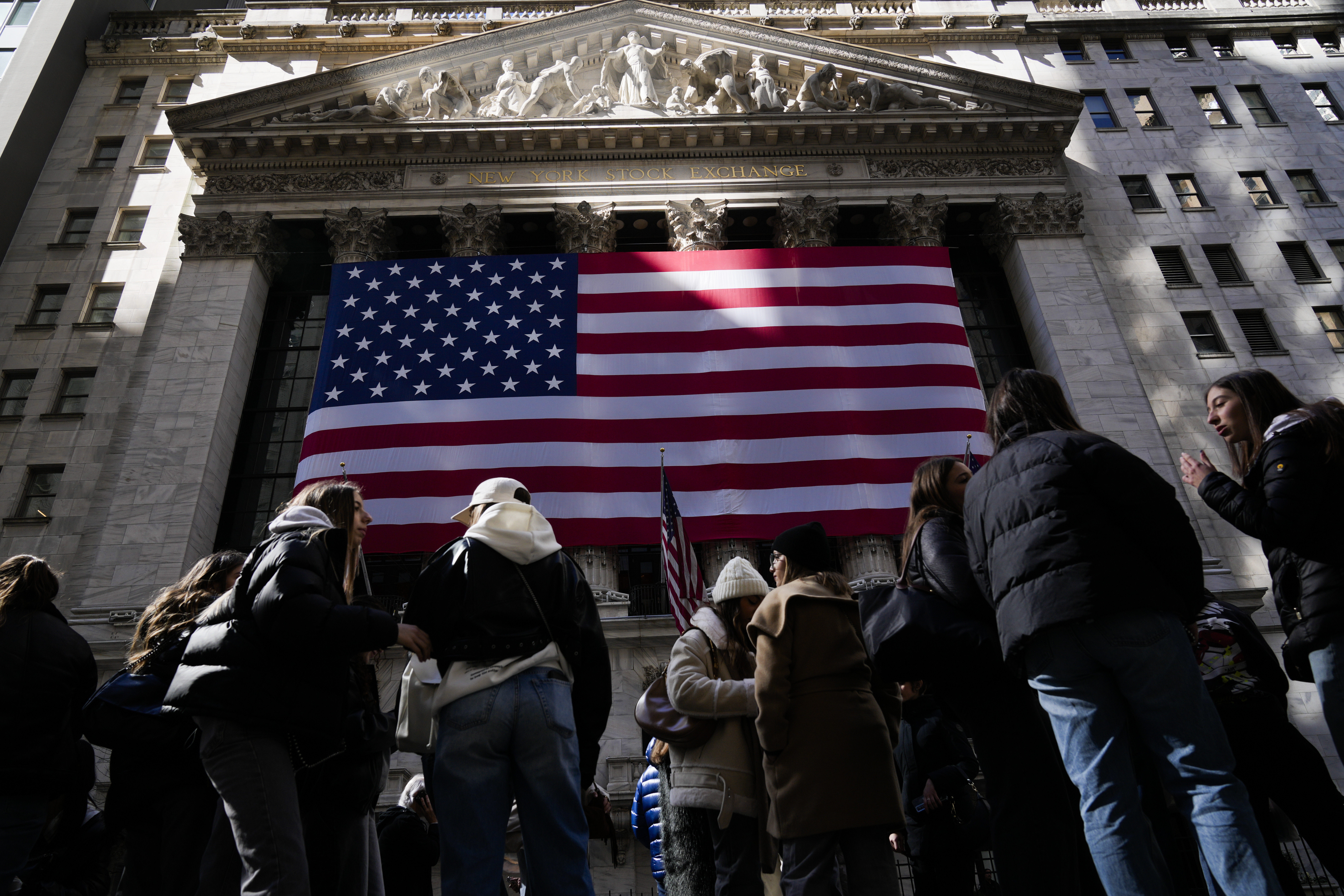 FILE - The New York Stock Exchange is seen in New York, Wednesday, Feb. 26, 2025. (AP Photo/Seth Wenig, File)