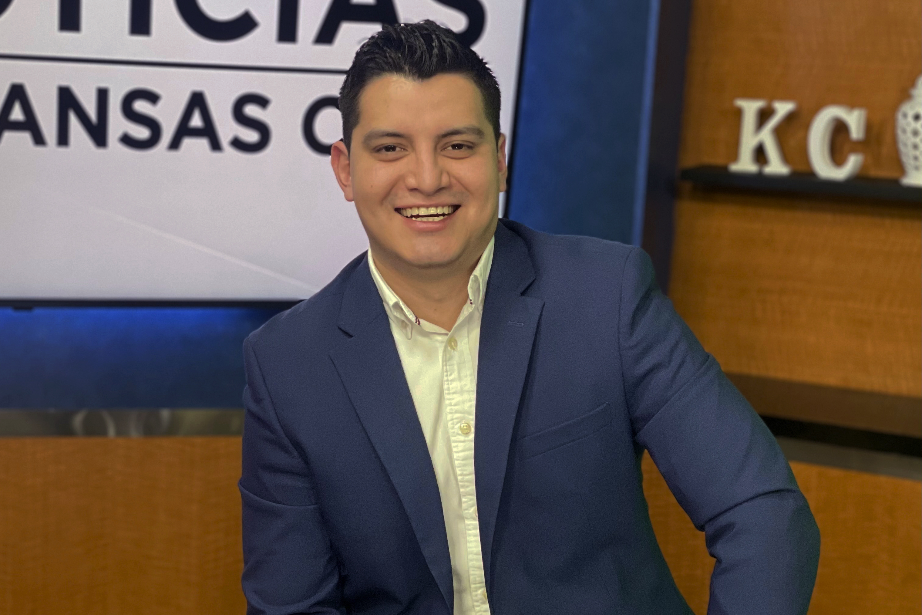 FILE - This photo provided by Telemundo Kansas City shows television reporter Adan Manzano, a 27-year-old anchor and reporter for Telemundo in Kansas City, Missouri, who was found dead in his hotel room in the New Orleans suburb of Kenner during Super Bowl week. (Telemundo Kansas City via AP, File)