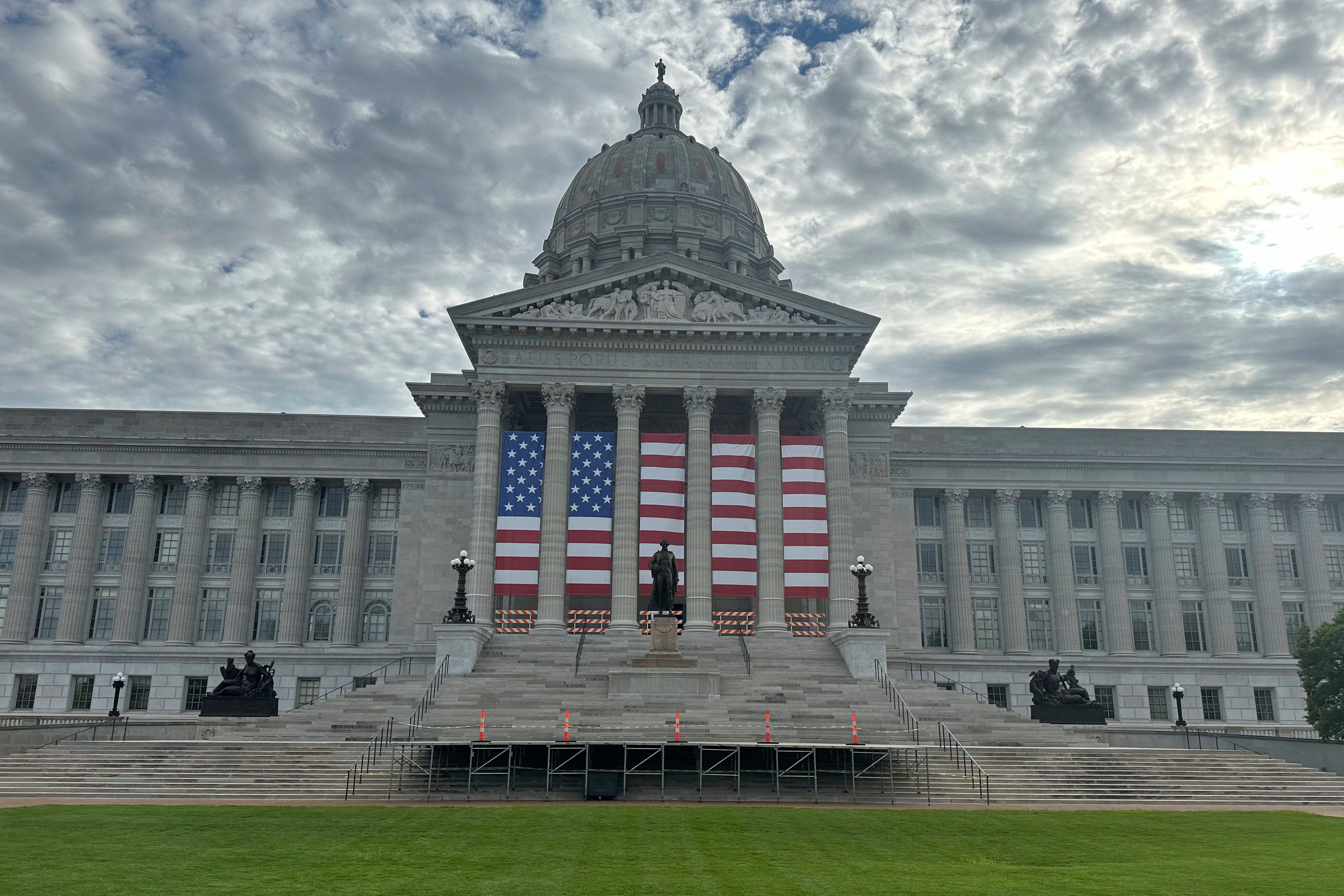 The Missouri Capitol is shown on July 1, 2024, in Jefferson City, Missouri. (AP Photo/David A. Lieb)