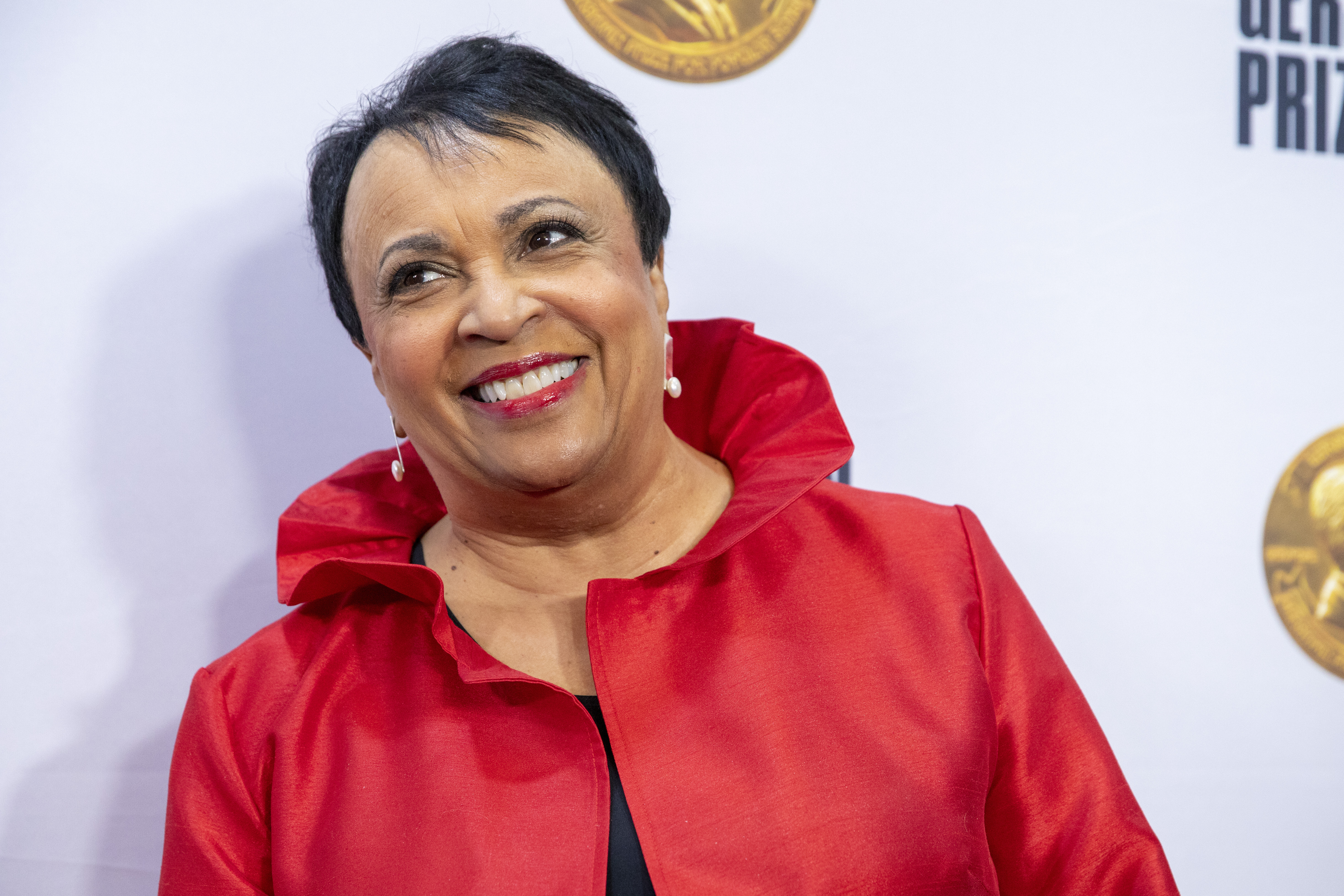 FILE - Librarian of Congress Carla Hayden arrives at the presentation of the Gershwin Prize, to be awarded to Joni Mitchell at DAR Constitution Hall in Washington March 1, 2023. (AP Photo/Amanda Andrade-Rhoades, File)