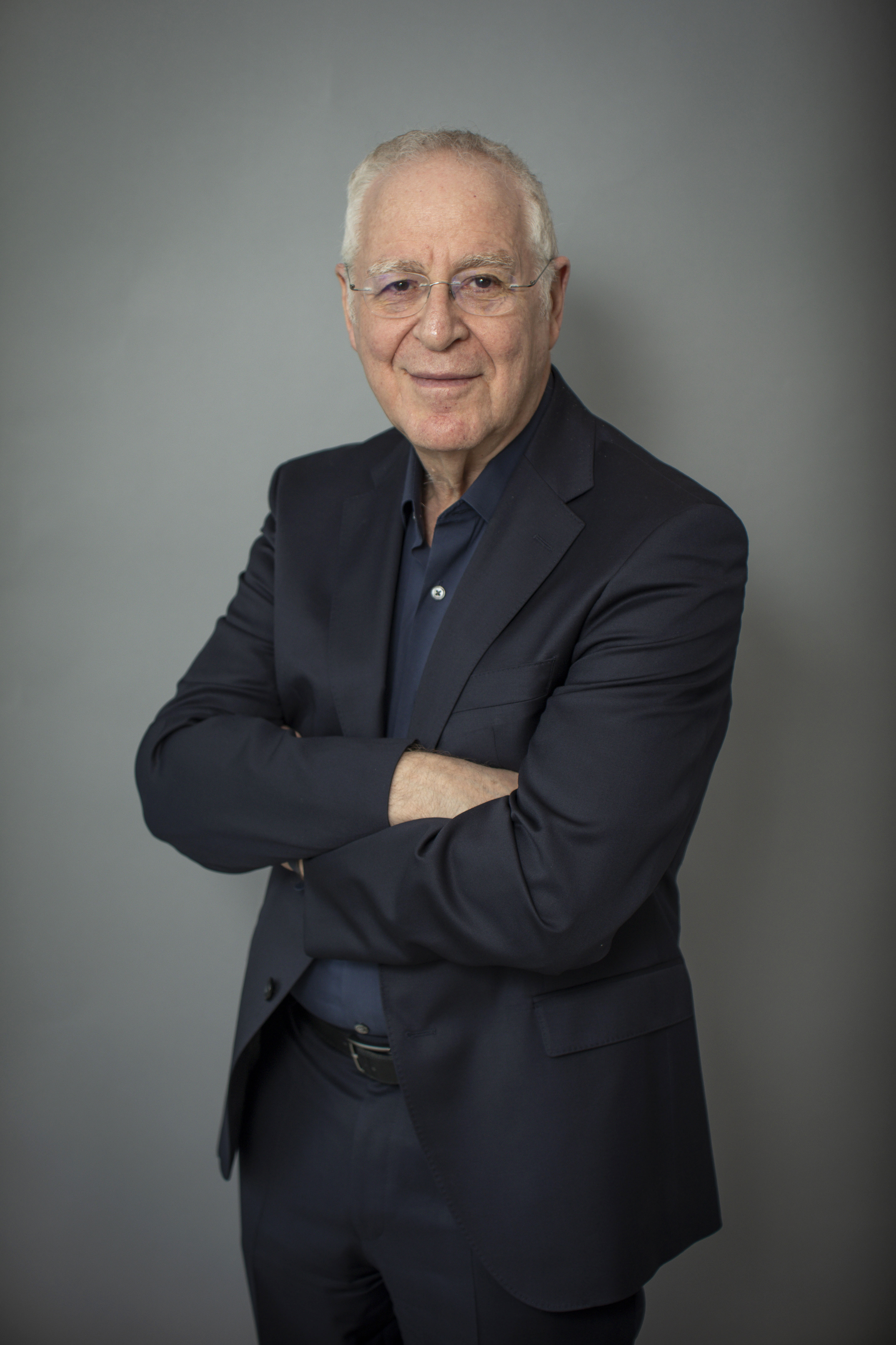 Author Ron Chernow poses for a portrait on Thursday, May 8, 2025, in New York. (Photo by Andy Kropa/Invision/AP)
