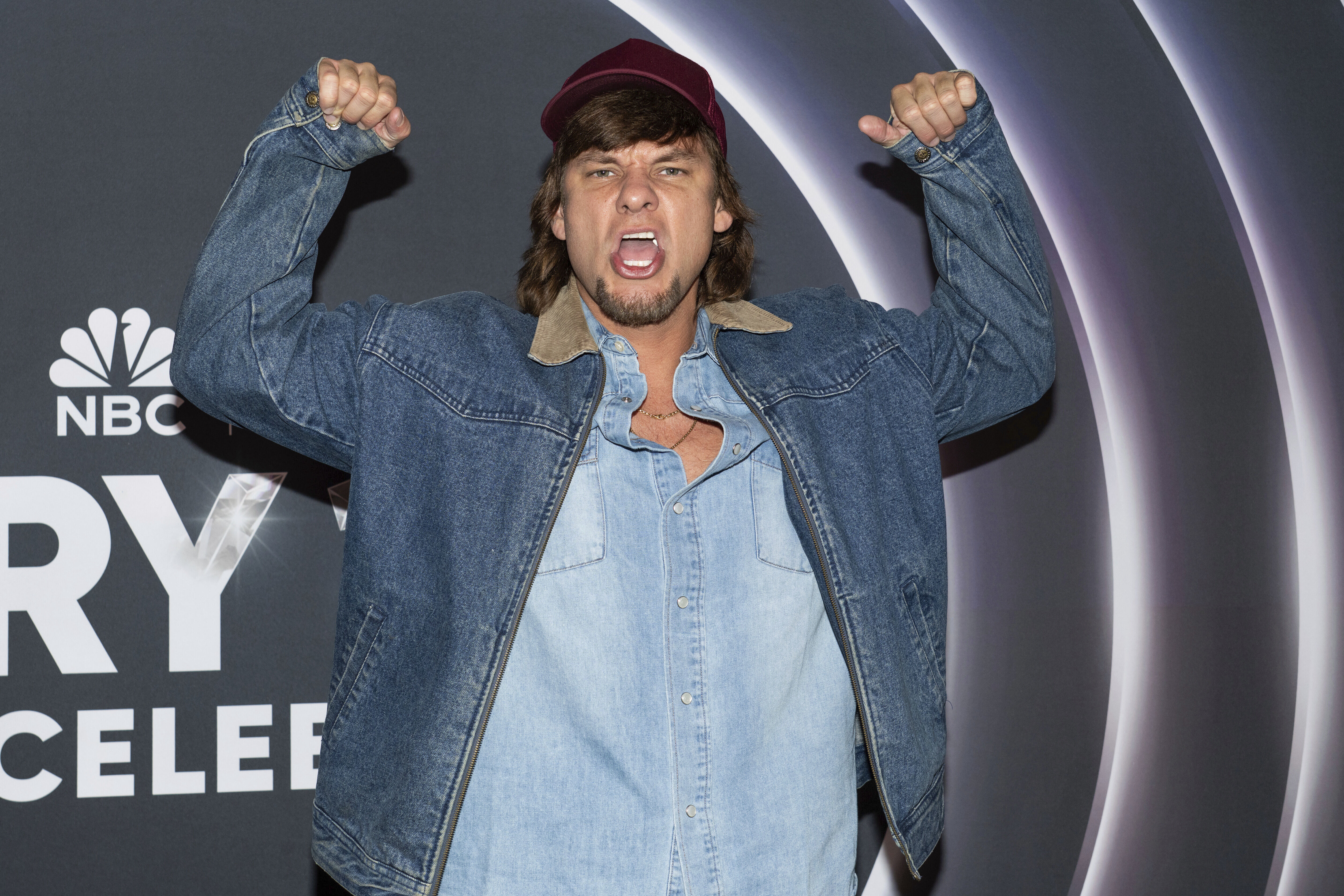 FILE - Theo Von arrives at "Opry 100: A Live Celebration", March 19, 2025, at The Grand Ole Opry House in Nashville, Tenn. (Photo by Amy Harris/Invision/AP, File)