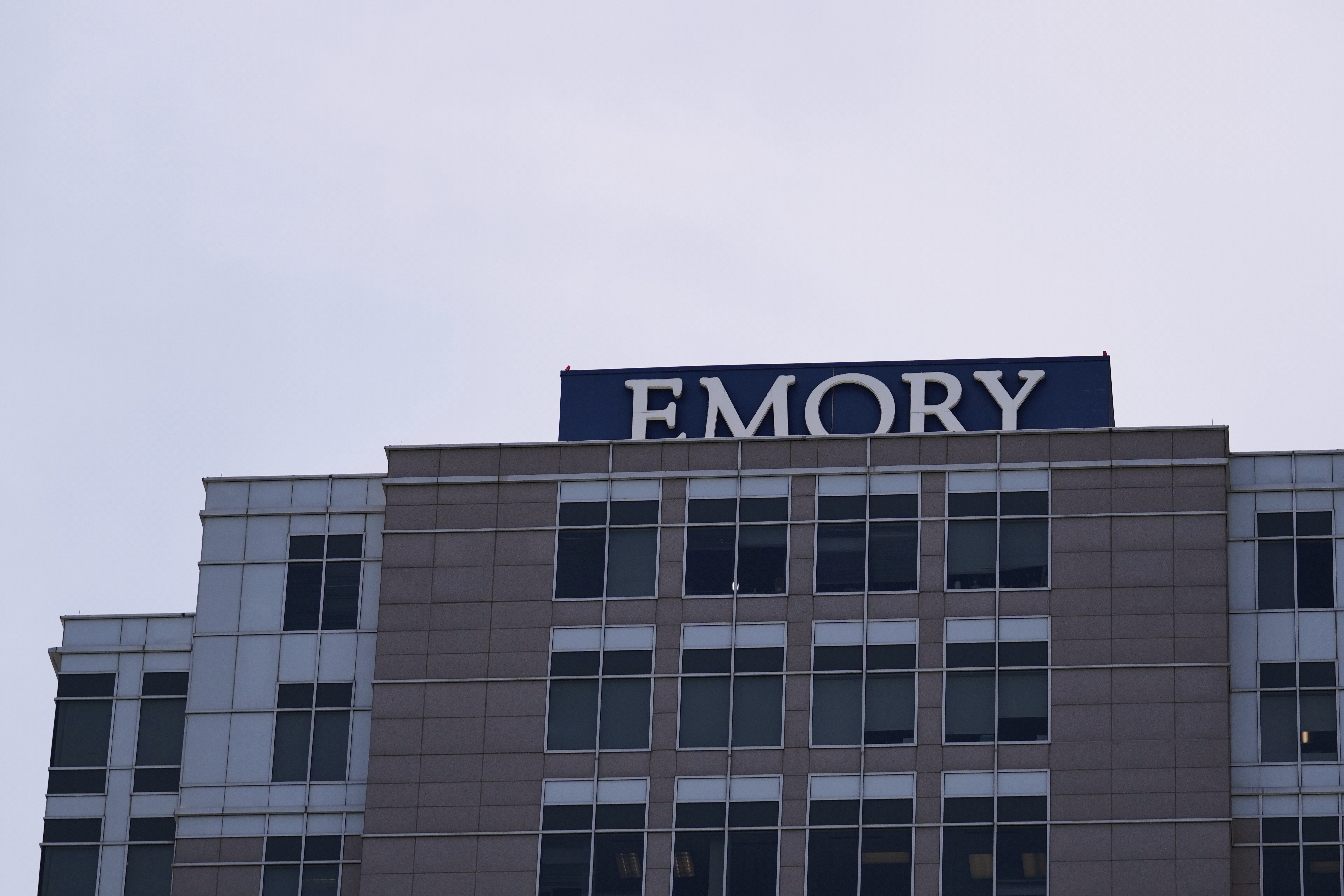 Emory University Hospital Midtown is seen on Thursday, May 15, 2025, in Atlanta. (AP Photo/Brynn Anderson)