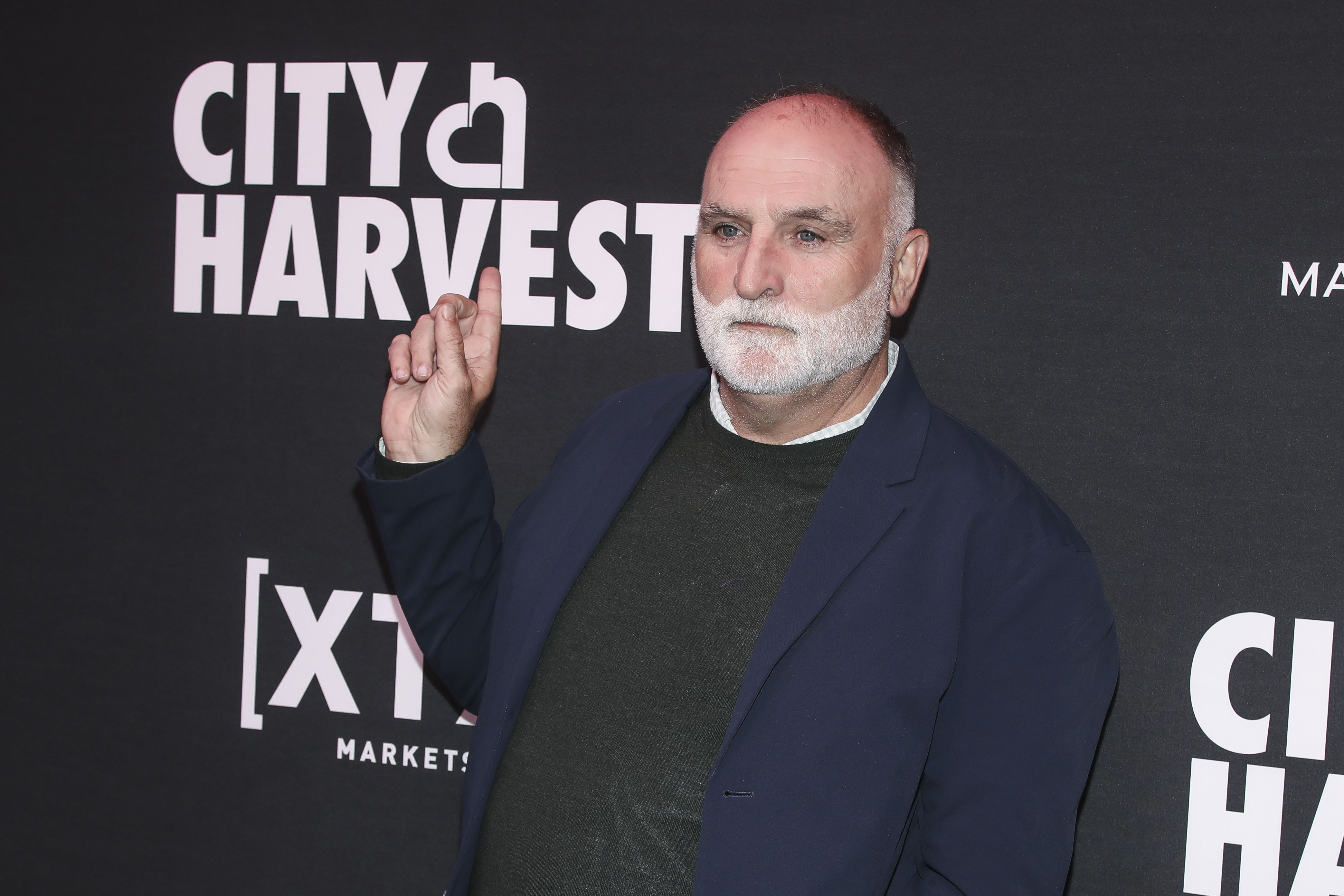 Chef Jose Andres attends City Harvest Presents The 2025 Gala: Carnaval at Cipriani 42nd Street on Tuesday, April 22, 2025, in New York. (Photo by Andy Kropa/Invision/AP)