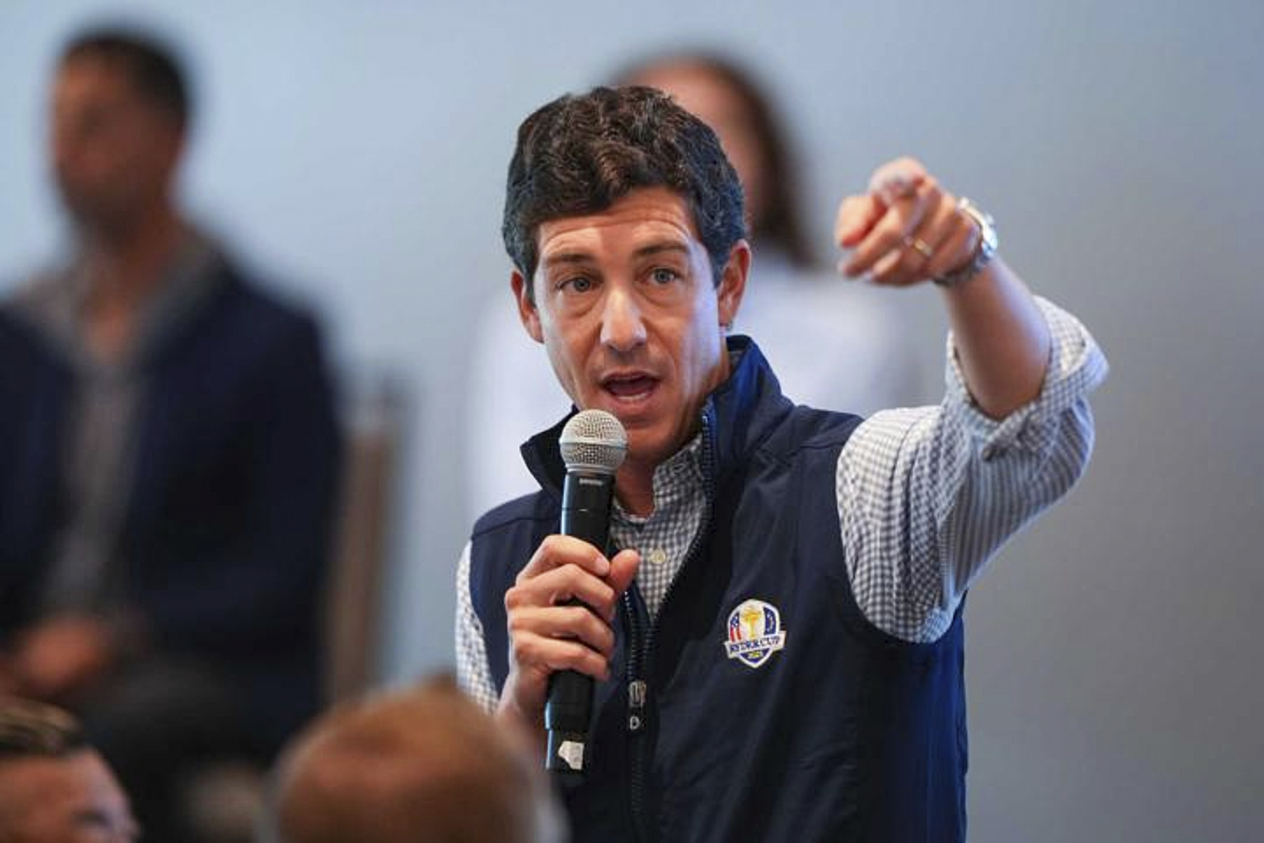 In this image provided by the LPGA, Kraig Kessler, shown here in his role as chief operating officer at the PGA of America, was selected Wednesday, May 22, 2025, as the 10th commissioner of the LPGA. (LGPA via AP)