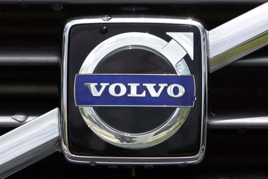 FILE - The Volvo logo is displayed on the front grille in Miami, July 19, 2009. (AP Photo/Alan Diaz)