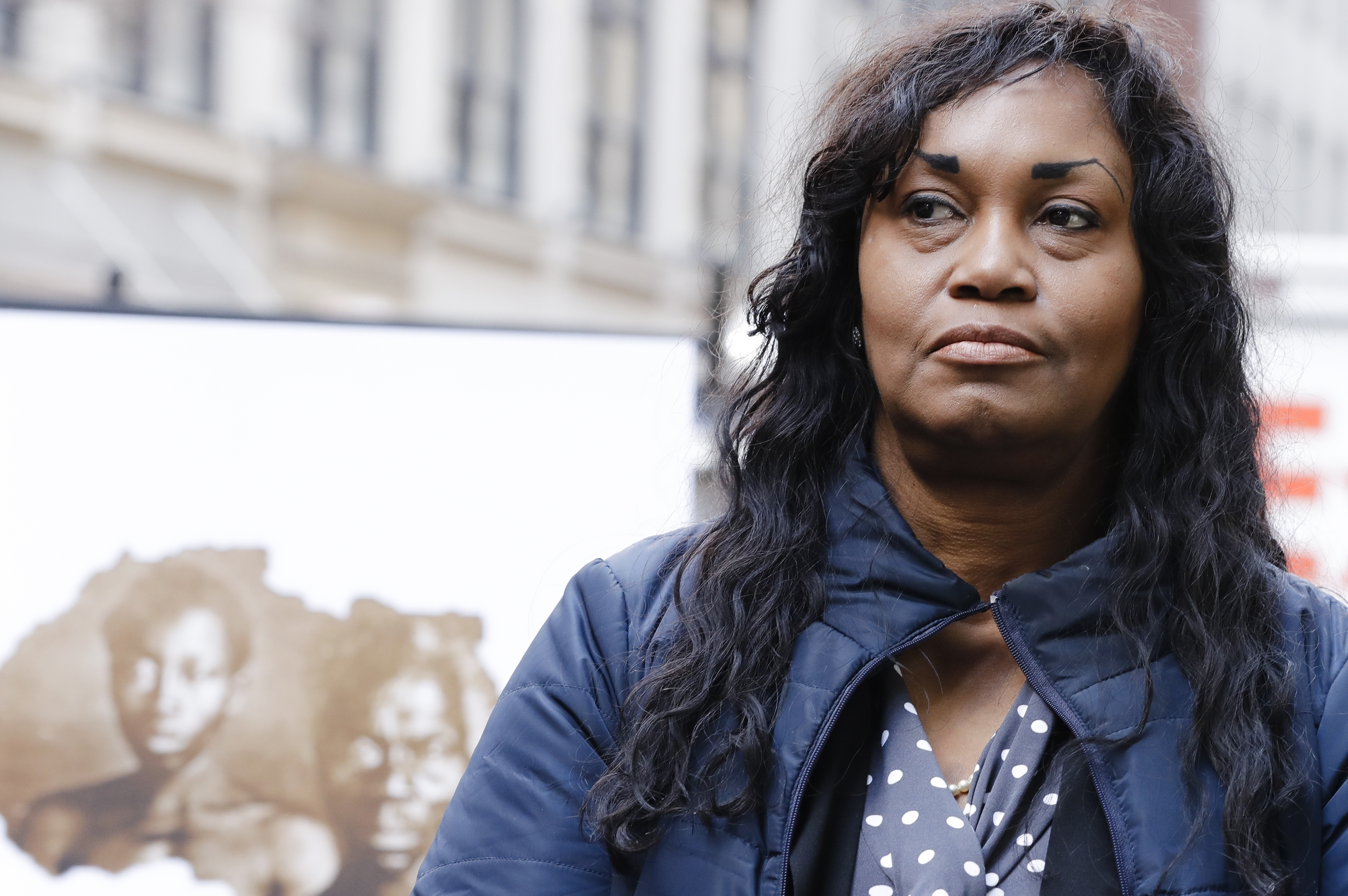 FILE - Tamara Lanier attends a news conference near the Harvard Club, on March 20, 2019, in New York. (AP Photo/Frank Franklin II, File)