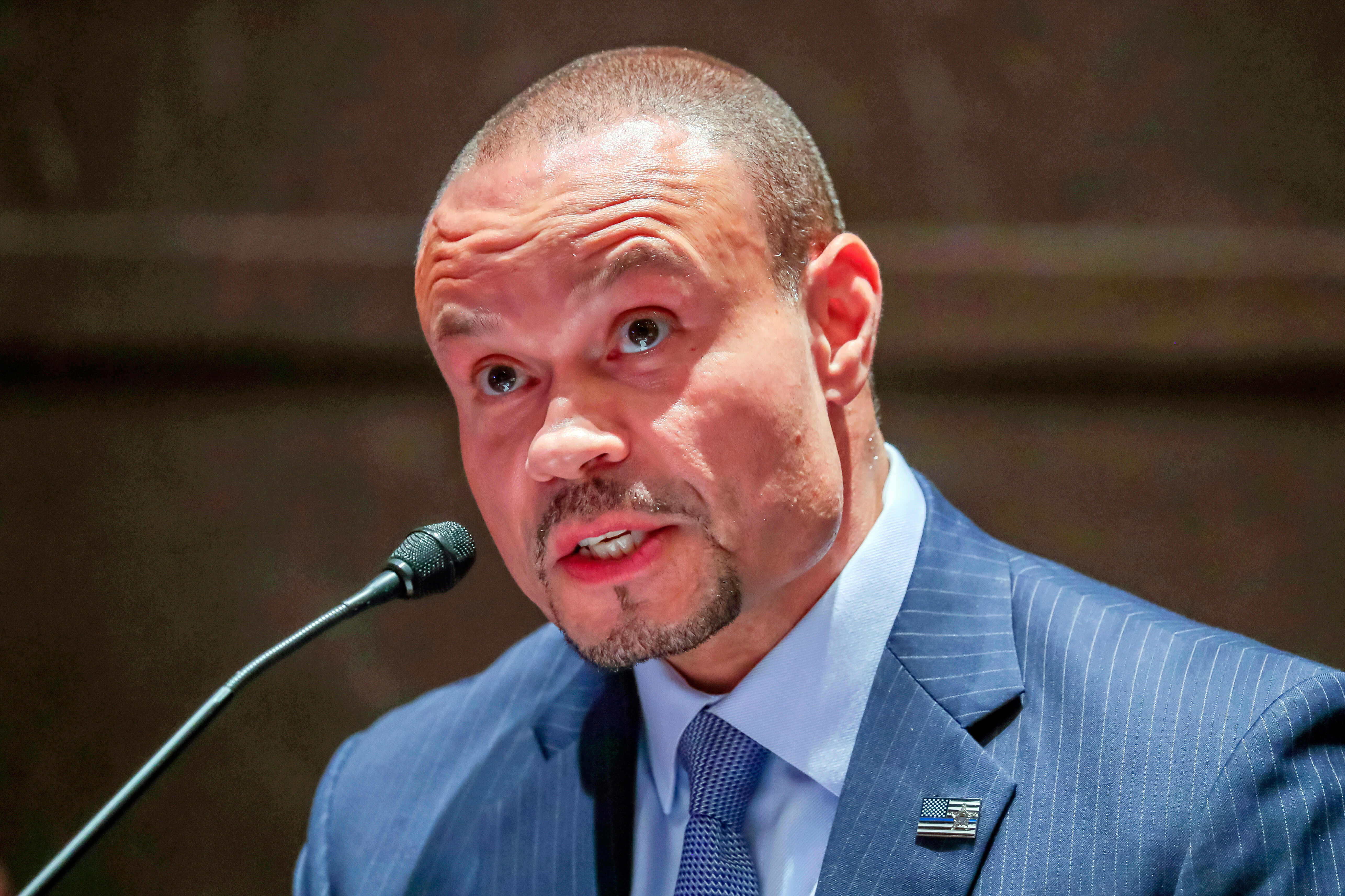 FILE - Daniel Bongino speaks during a House Judiciary Committee hearing on Capitol Hill, June 10, 2020, in Washington. (Michael Reynolds/Pool via AP, File)