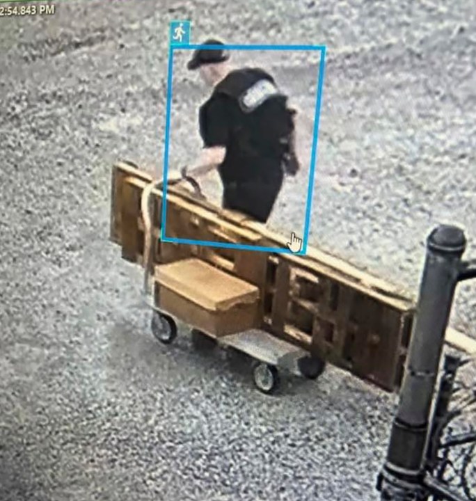 CORRECTS SOURCE This image provided by the Arkansas Department of Corrections shows Grant Hardin, a former police chief and convicted killer, escaping the North Central Unit prison wearing a disguise in Calico Rock, Ark. (Arkansas Department of Corrections via AP)