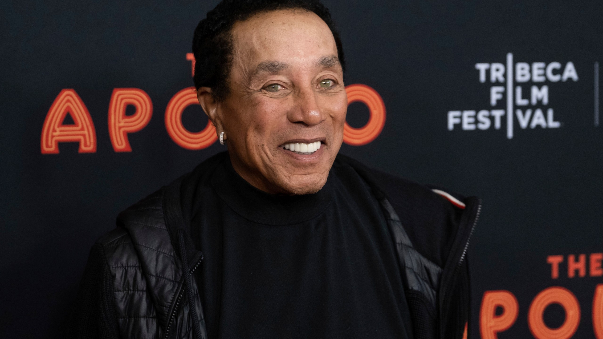 FILE - Smokey Robinson attends the screening for "The Apollo" during the 2019 Tribeca Film Festival on April 24, 2019, in New York. (Photo by Charles Sykes/Invision/AP, File)