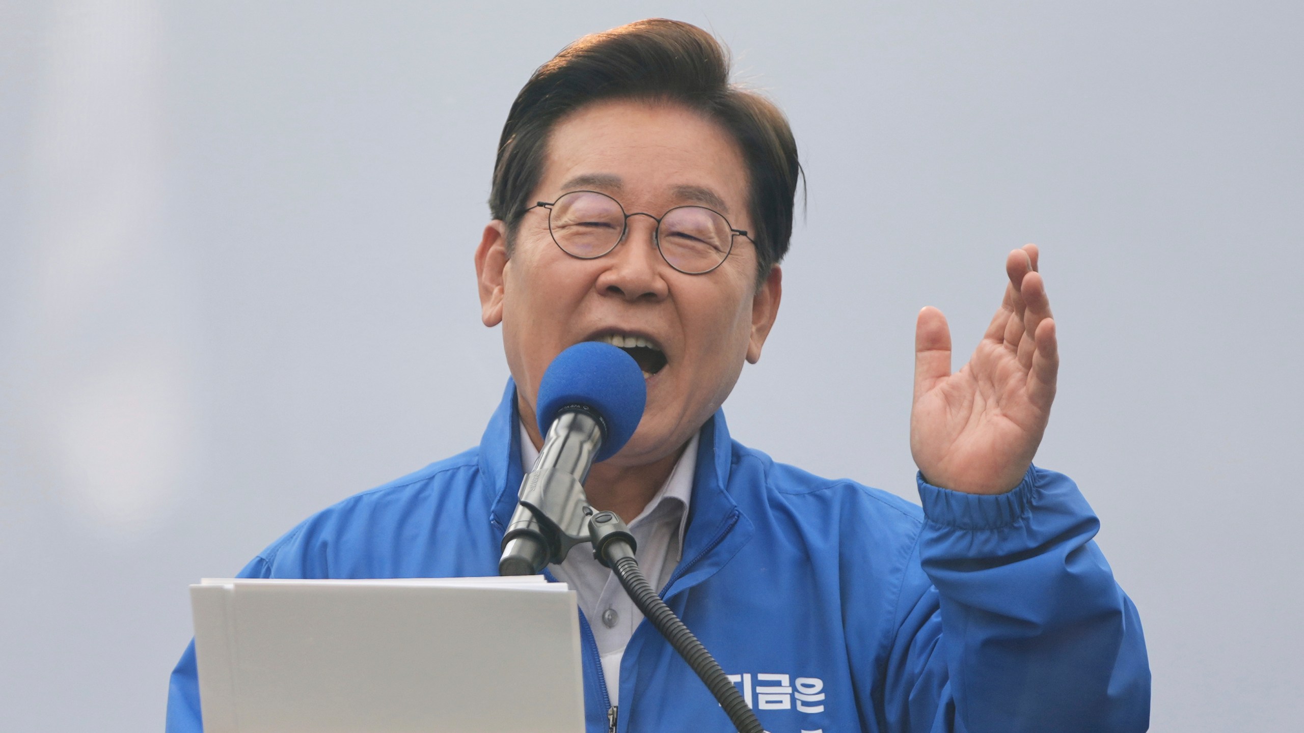 FILE - South Korea's Democratic Party's presidential election candidate Lee Jae-myung, speaks during a presidential election campaign in Seoul, South Korea, Wednesday, May 28, 2025. (AP Photo/Lee Jin-man, File)