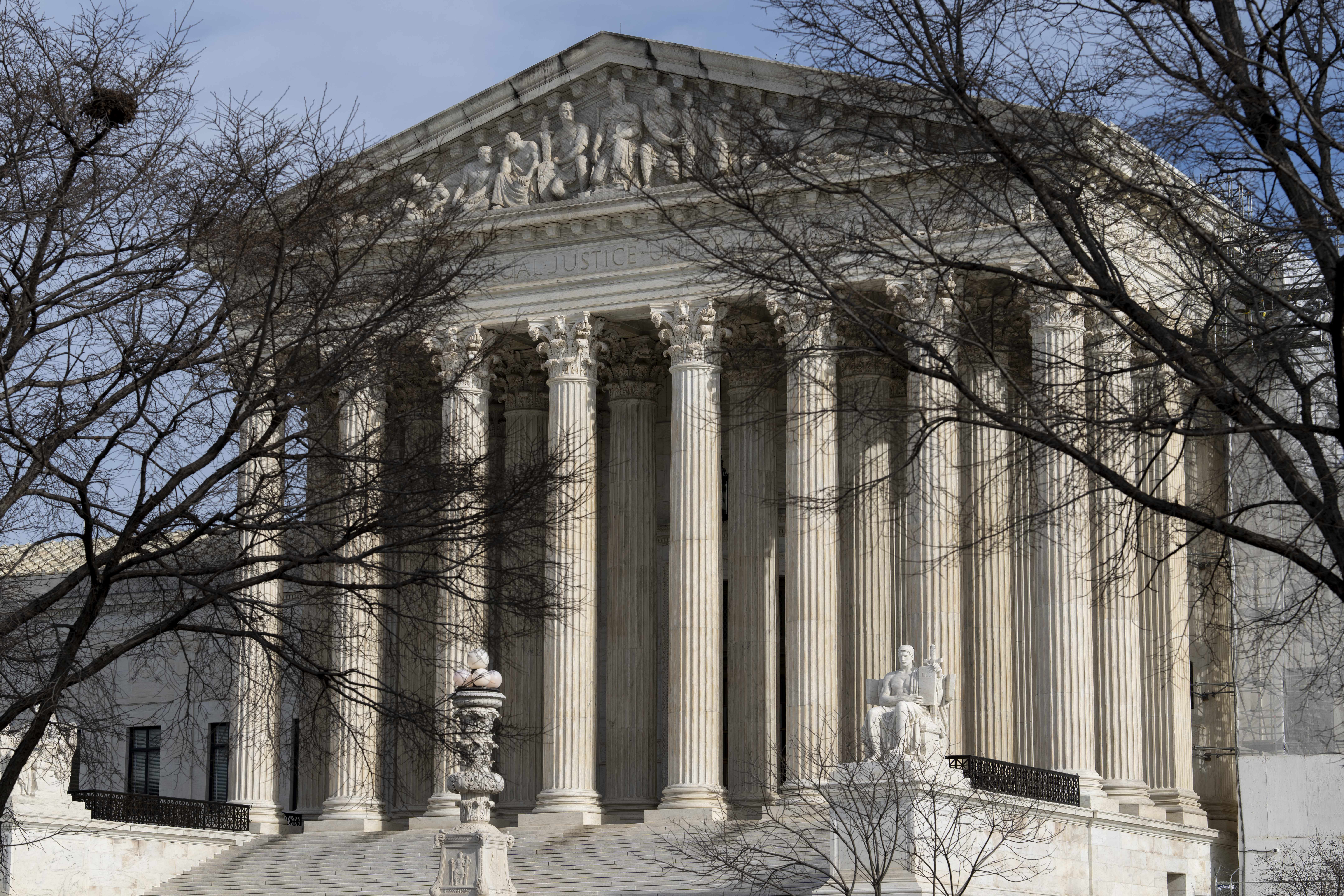FILE - The Supreme Court is seen on Capitol Hill in Washington, Dec. 17, 2024. (AP Photo/J. Scott Applewhite, File)