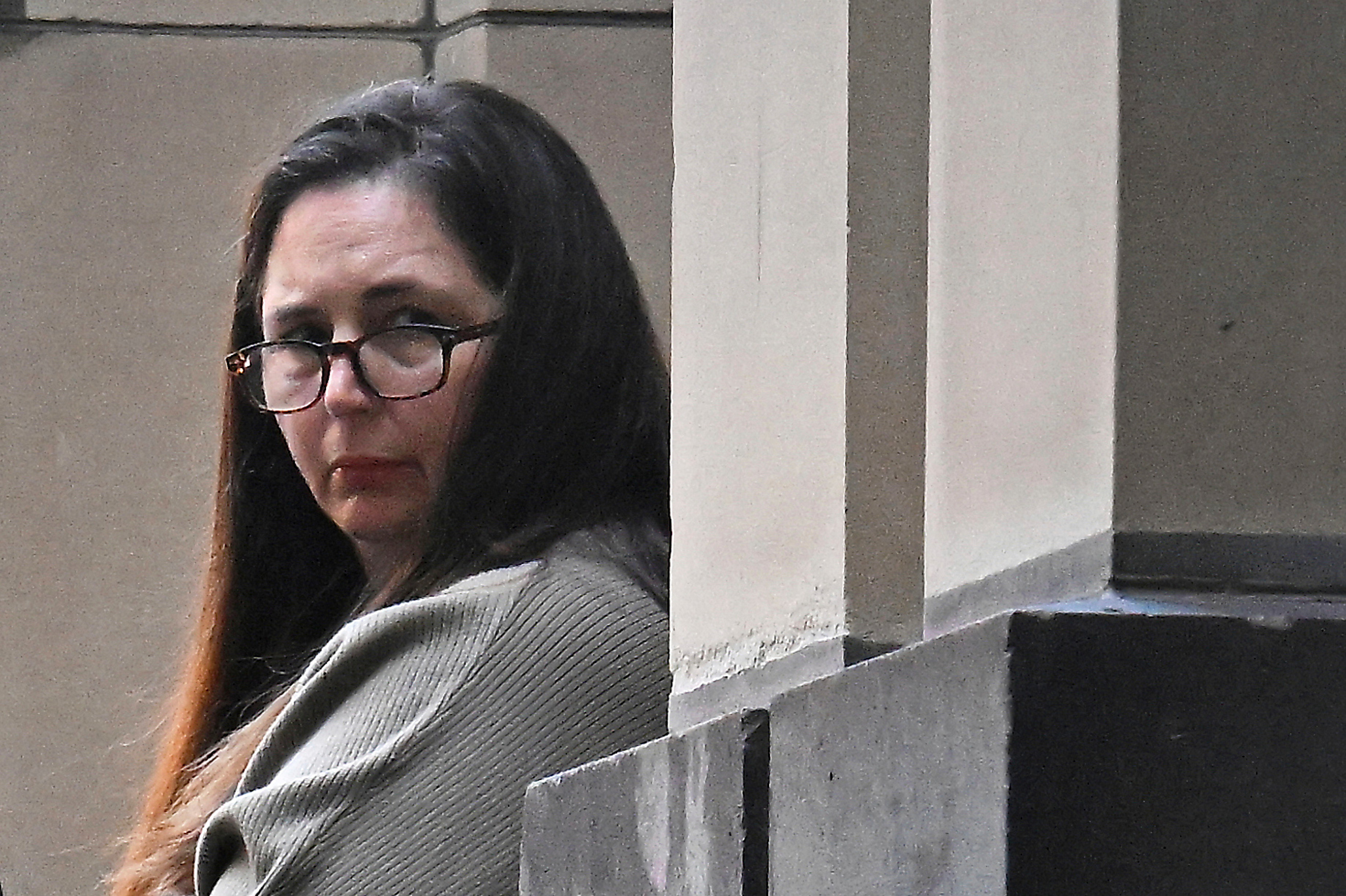 Erin Patterson, the woman accused of serving her ex-husband's family poisonous mushrooms, is photographed in Melbourne, Australia, on April 15, 2025. (James Ross/AAP Image via AP)