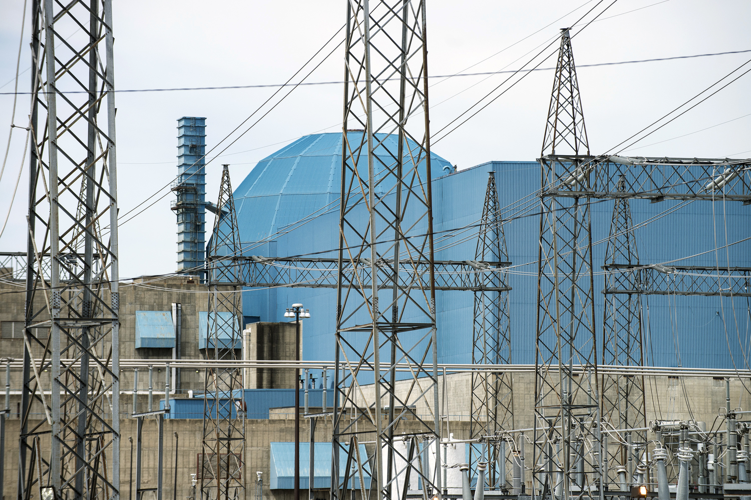 FILE - This June 2, 2016 file photo shows the Clinton Clean Energy Center in Clinton, Ill. (John Dixon/The News-Gazette via AP, File)