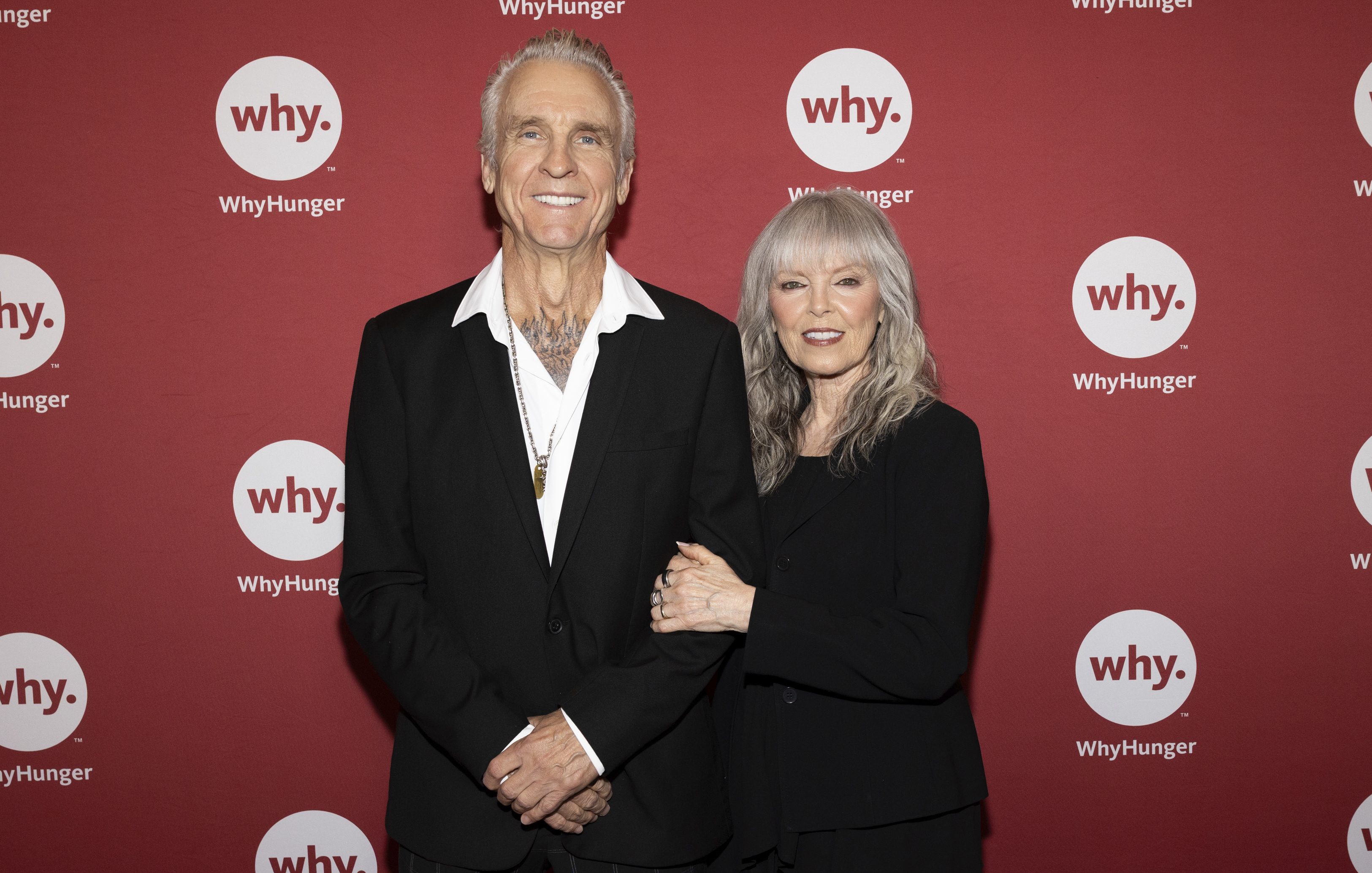 Neil Giraldo, left, and Pat Benatar attend the WhyHunger 50th Anniversary Chapin Awards Gala at Jazz at Lincoln Center's Frederick P. Rose Hall on Wednesday, June 4, 2025, in New York. (Photo by CJ Rivera/Invision/AP)