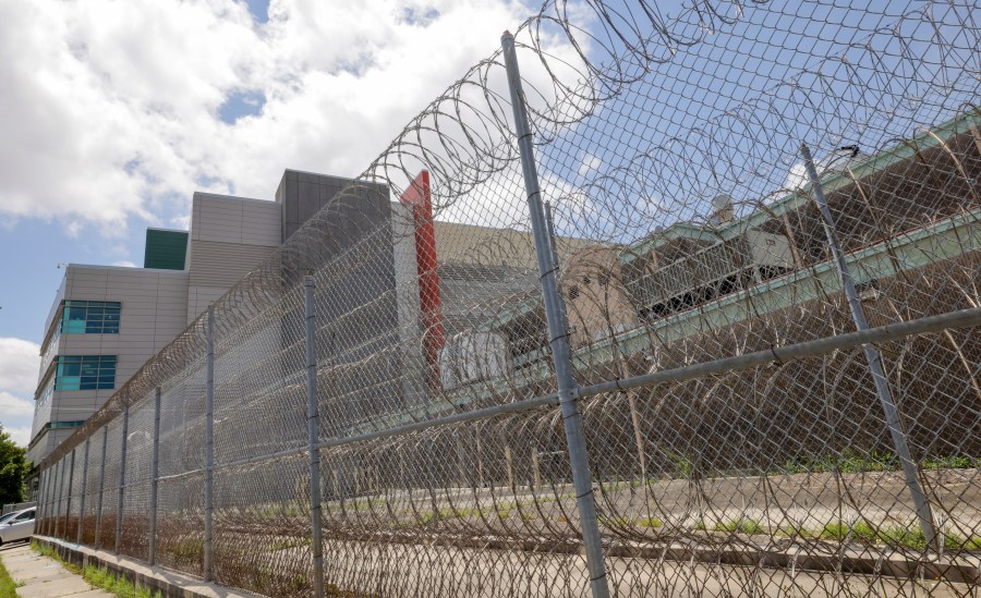 FILE - The Orleans Parish jail is pictured in New Orleans on Friday, May 16, 2025.(Brett Duke /The Advocate via AP, file)