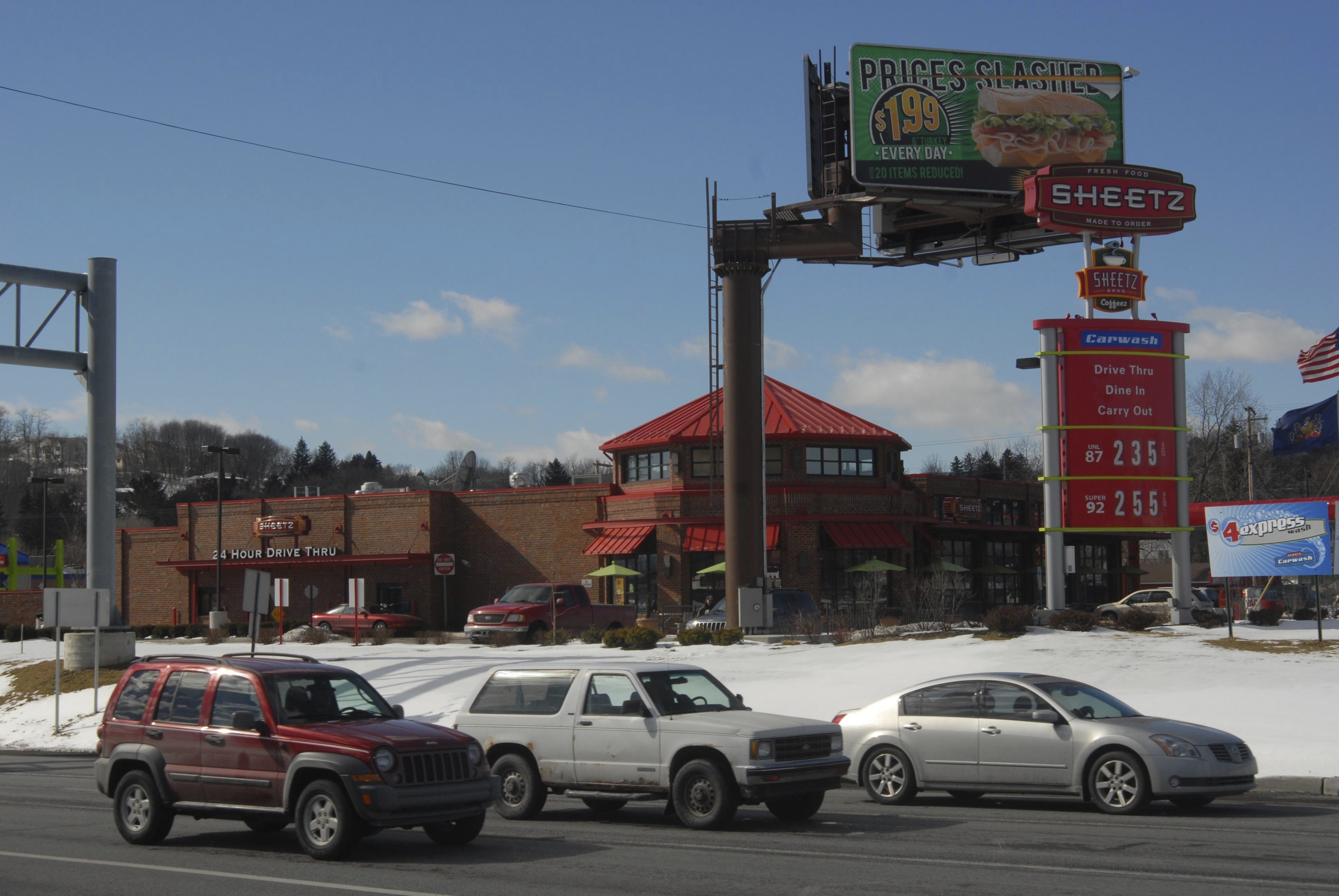 FILE - The exterior of a Sheetz store in Altoona, Pa., is shown Friday, Feb. 23, 2007. (J.D. Cavrich/Altoona Mirror via AP,File)