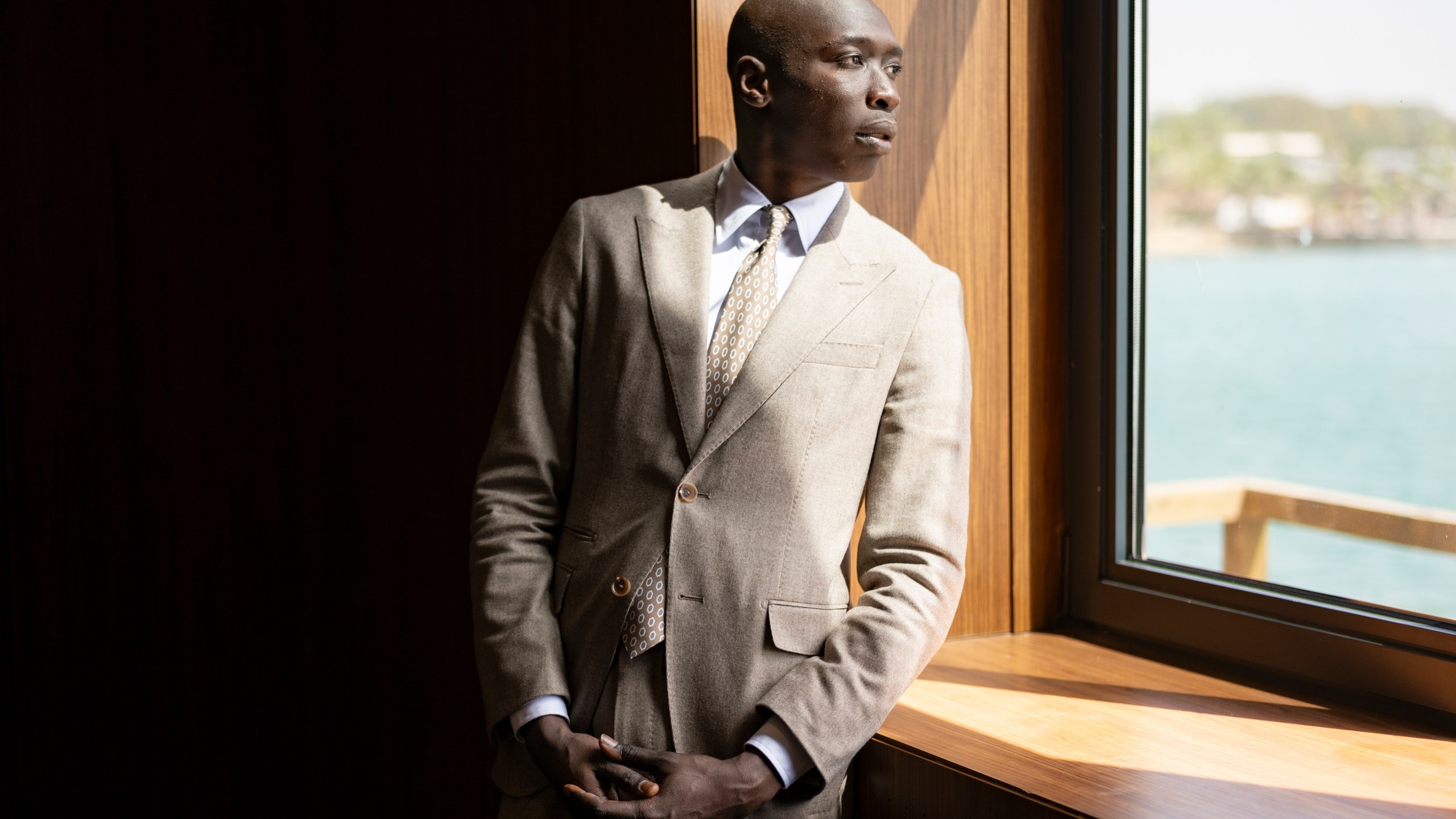 FILE - TikTok star Khaby Lame poses for a photograph after being named UNICEF Goodwill Ambassador in Dakar, Senegal, Jan. 31, 2025. (AP Photo/Sylvain Cherkaoui, File)