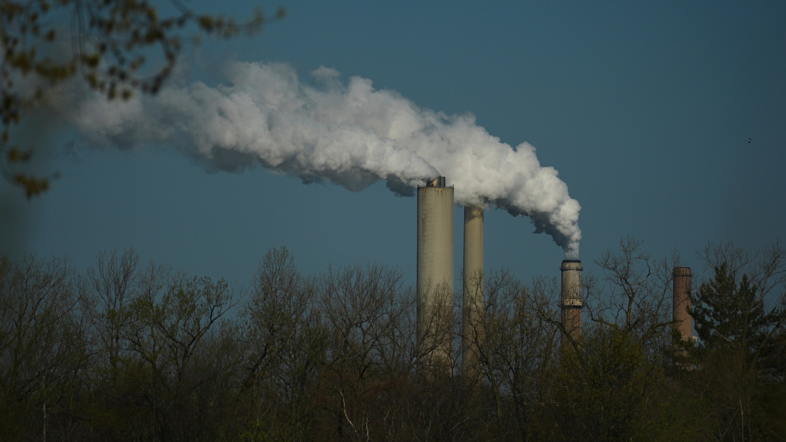 The Gibson Power Plant operates Thursday, April 10, 2025, in Princeton, Ind. (AP Photo/Joshua A. Bickel)