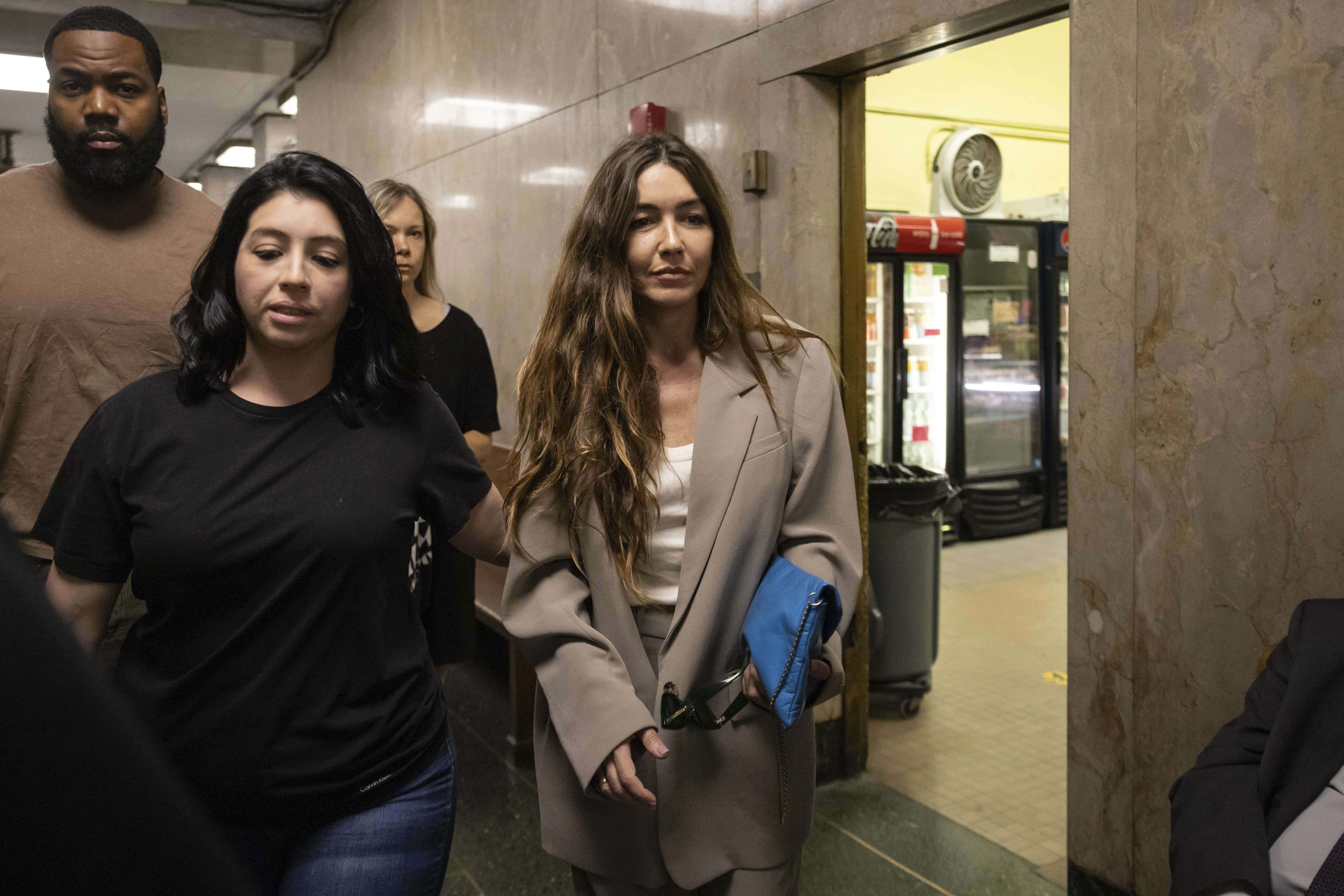 Mimi Haley leaves Manhattan criminal court, Thursday, June 12, 2025 in New York. (AP Photo/Yuki Iwamura)