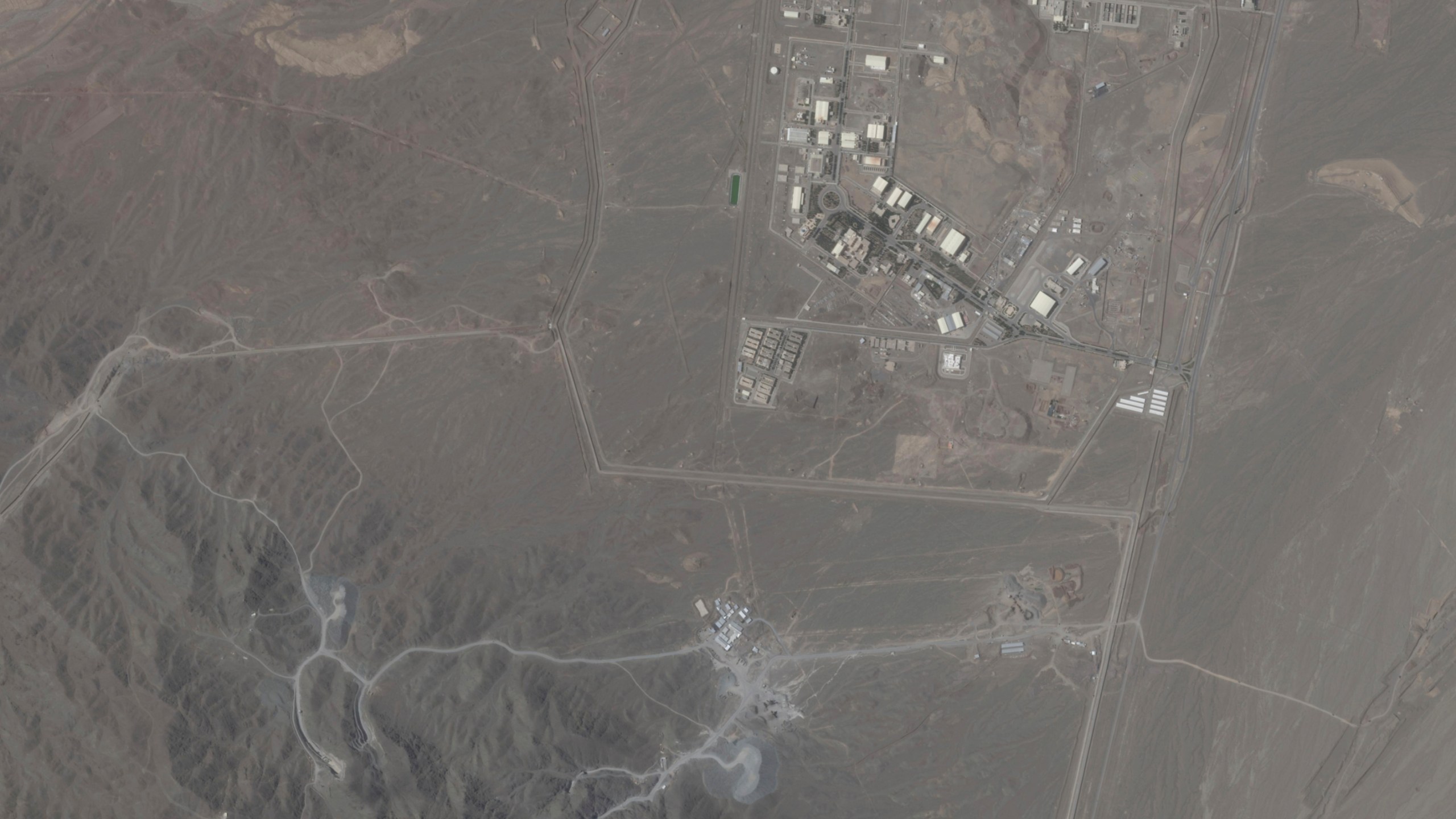 FILE - This satellite photo from Planet Labs PBC shows the Natanz nuclear facility in Iran on May 20, 2025. (Planet Labs PBC via AP, File)