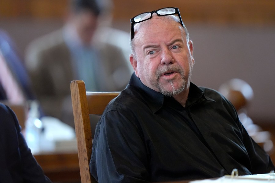 FILE - Steve Kramer is seated June 5, 2024, at Superior Court, in Laconia, N.H., during his arraignment in connection with charges of voter suppression and impersonating a candidate. (AP Photo/Steven Senne, Pool)