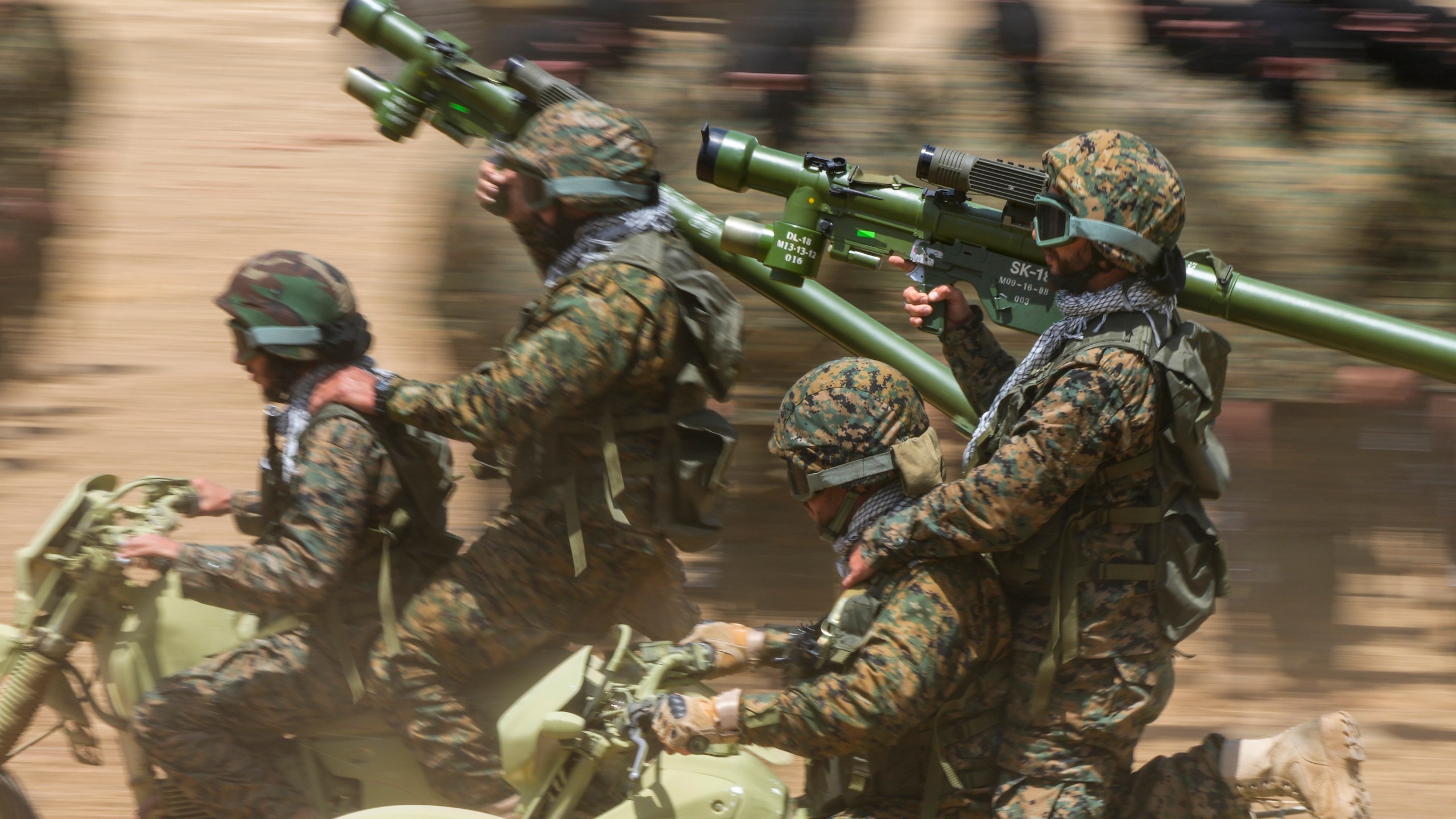 FILE - Fighters from the Lebanese militant group Hezbollah train in southern Lebanon, May 21, 2023. (AP Photo/Hassan Ammar, File)