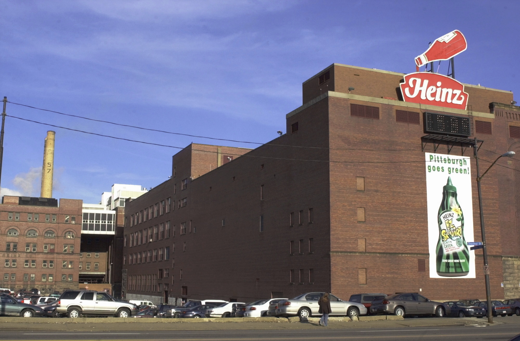 FILE - The H.J Heinz Co. headquarters is seen on Pittsburgh's northside on Friday, Nov. 9, 2001. (AP Photo/Keith Srakocic, File)