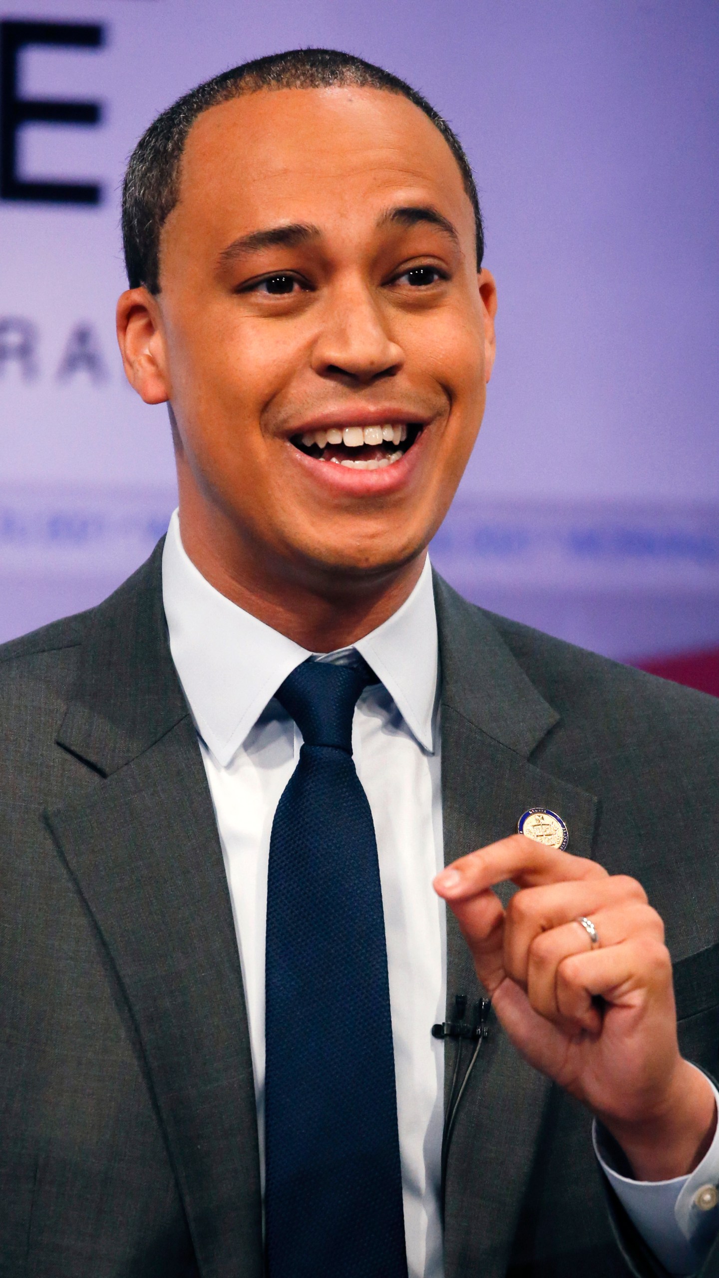 FILE - Del. Jay Jones, D-Norfolk, gives remarks during the Virginia Democratic Attorney General debate, Saturday, May 15, 2021 in Richmond, Va. (Shaban Athuman/Richmond Times-Dispatch via AP, File)