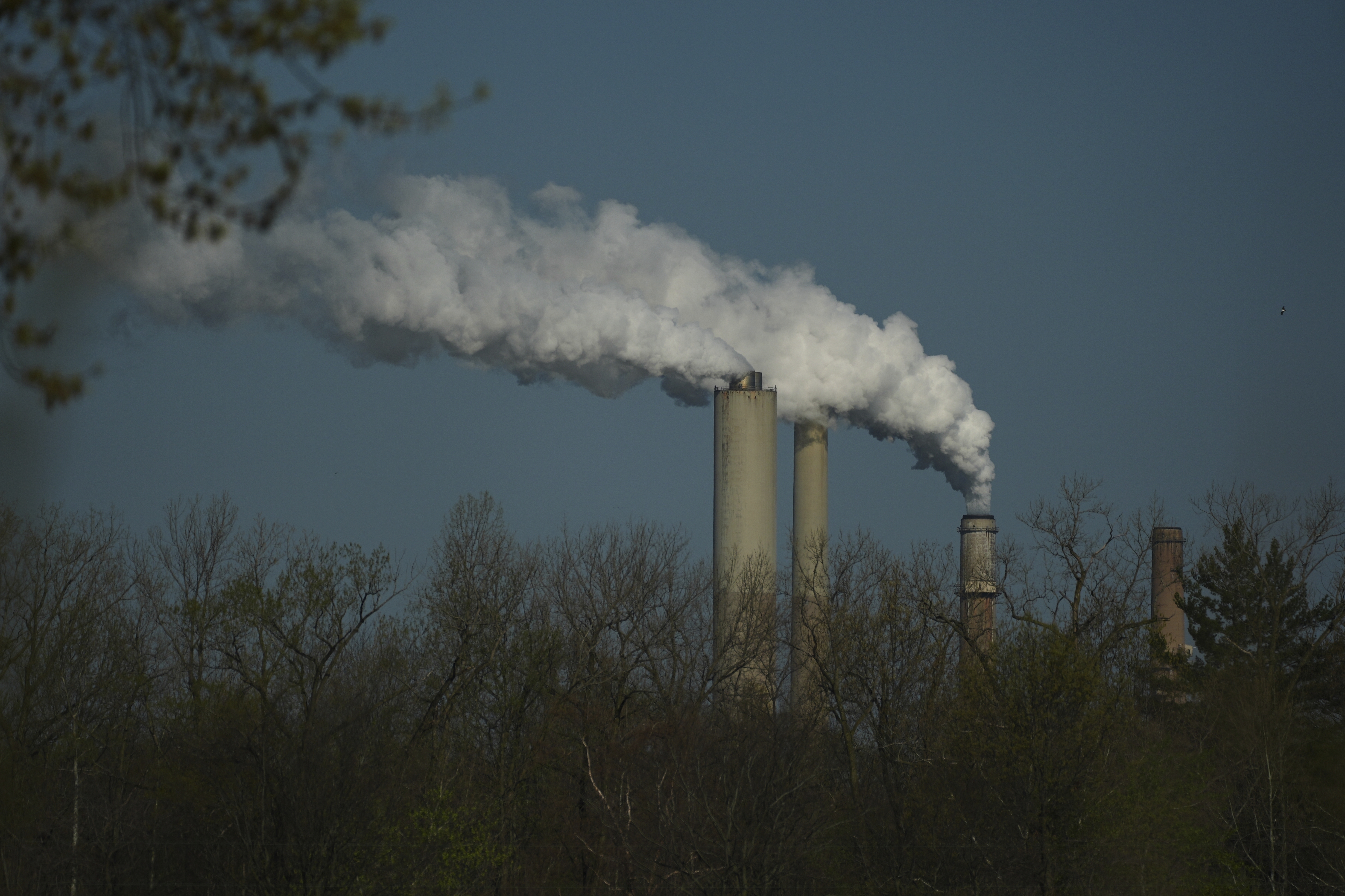 FILE - The Gibson Power Plant operates April 10, 2025, in Princeton, Ind. (AP Photo/Joshua A. Bickel, File)