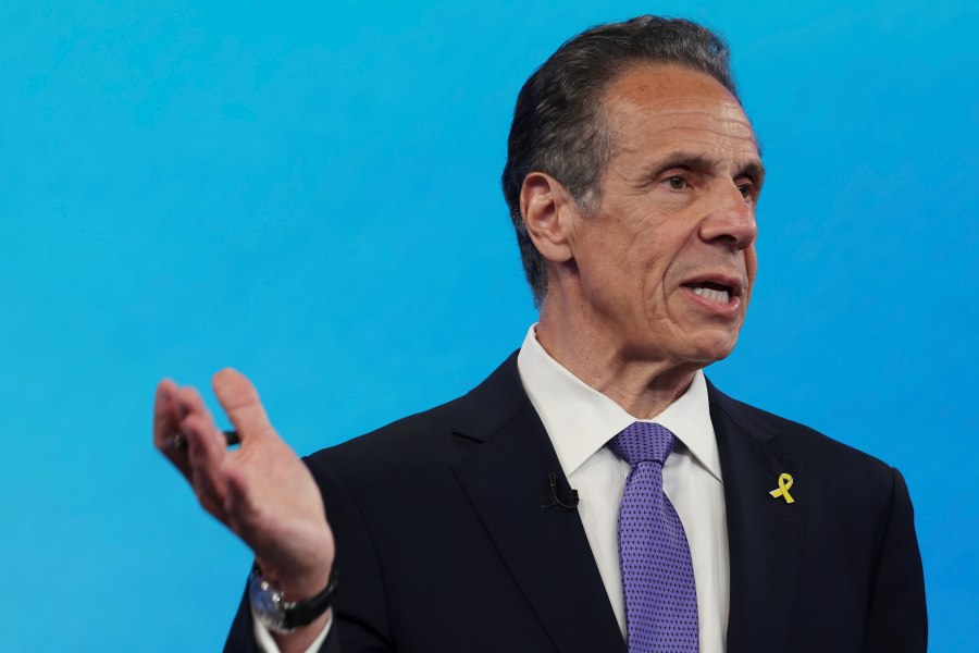 FILE- Democratic mayoral candidate Andrew Cuomo speaks during a Democratic mayoral primary debate, Wednesday, June 4, 2025, in New York. (AP Photo/Yuki Iwamura, file)