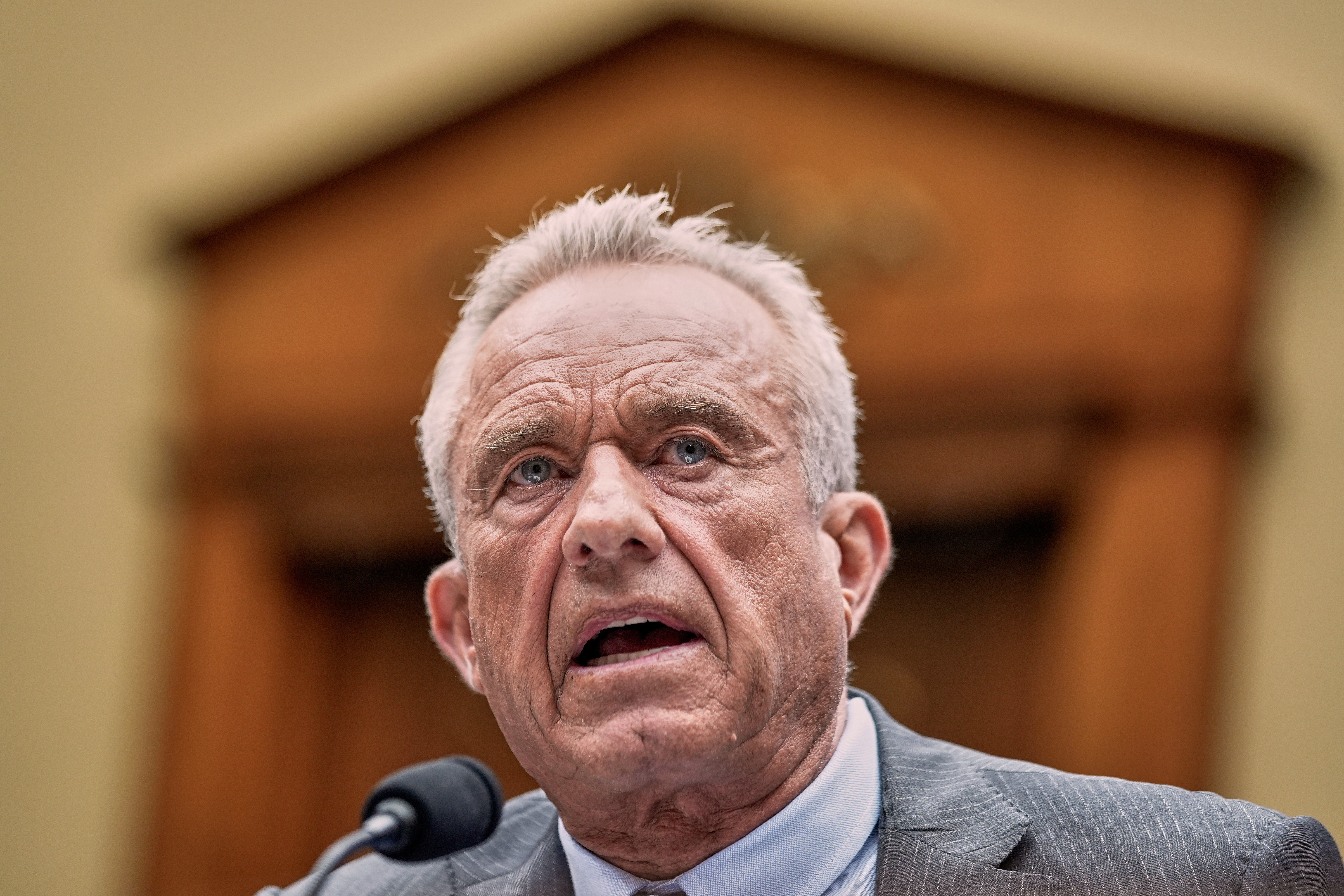 Secretary of Health and Human Services Robert F. Kennedy Jr., testifies during a House Energy and Commerce Committee, Tuesday, June 24, 2025, in Washington. (AP Photo/Mariam Zuhaib)