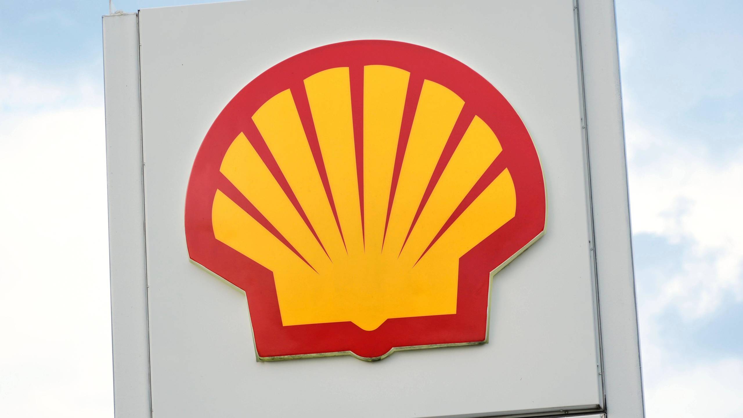 FILE -This is the Shell Oil logo in front of a Shell gas station in Pittsburgh,, June 25, 2025. (AP Photo/Gene J. Puskar, File)