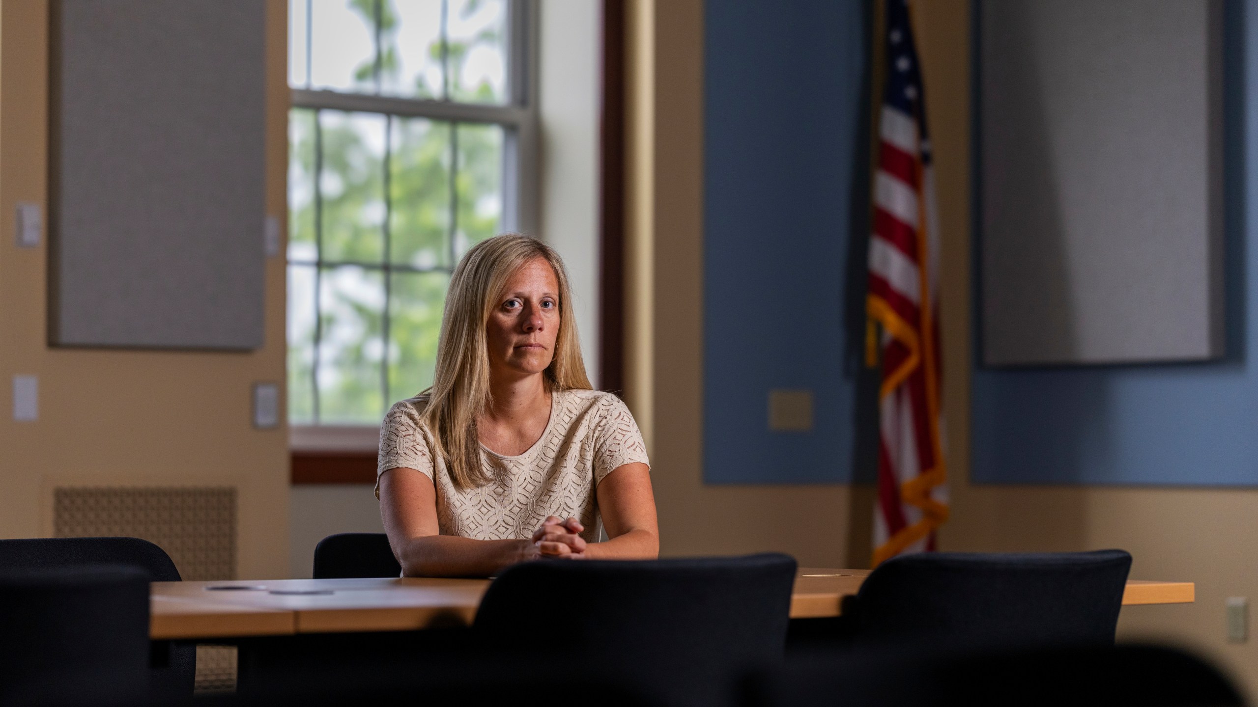 Hennessey Lustica poses for a portrait, Thursday, June 26, 2025, in Newark, N.Y. (AP Photo/Lauren Petracca)