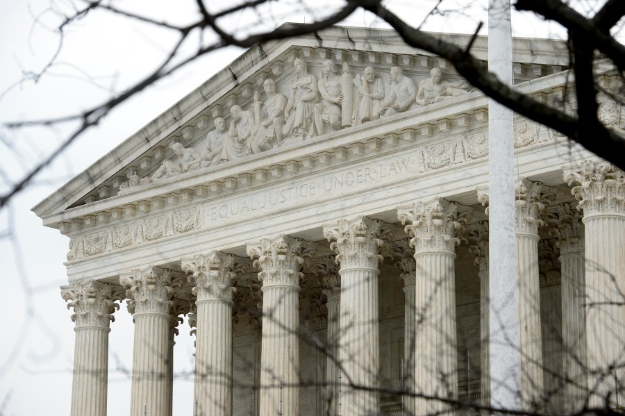 FILE - The Supreme Court is seen on Capitol Hill, Feb. 27, 2025, in Washington. (AP Photo/Rod Lamkey, Jr., File)