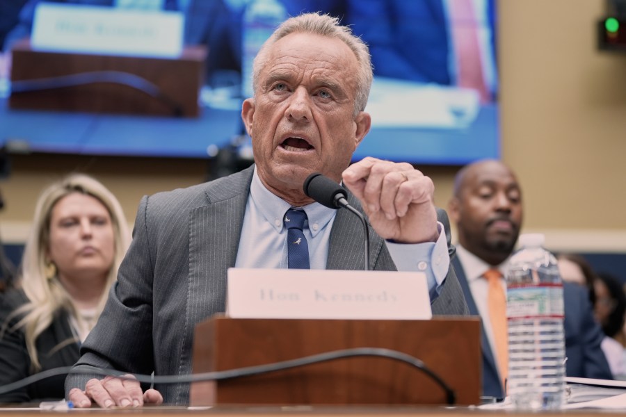 Secretary of Health and Human Services Robert F. Kennedy Jr., testifies during a House Energy and Commerce Committee, Tuesday, June 24, 2025, in Washington. (AP Photo/Mariam Zuhaib)