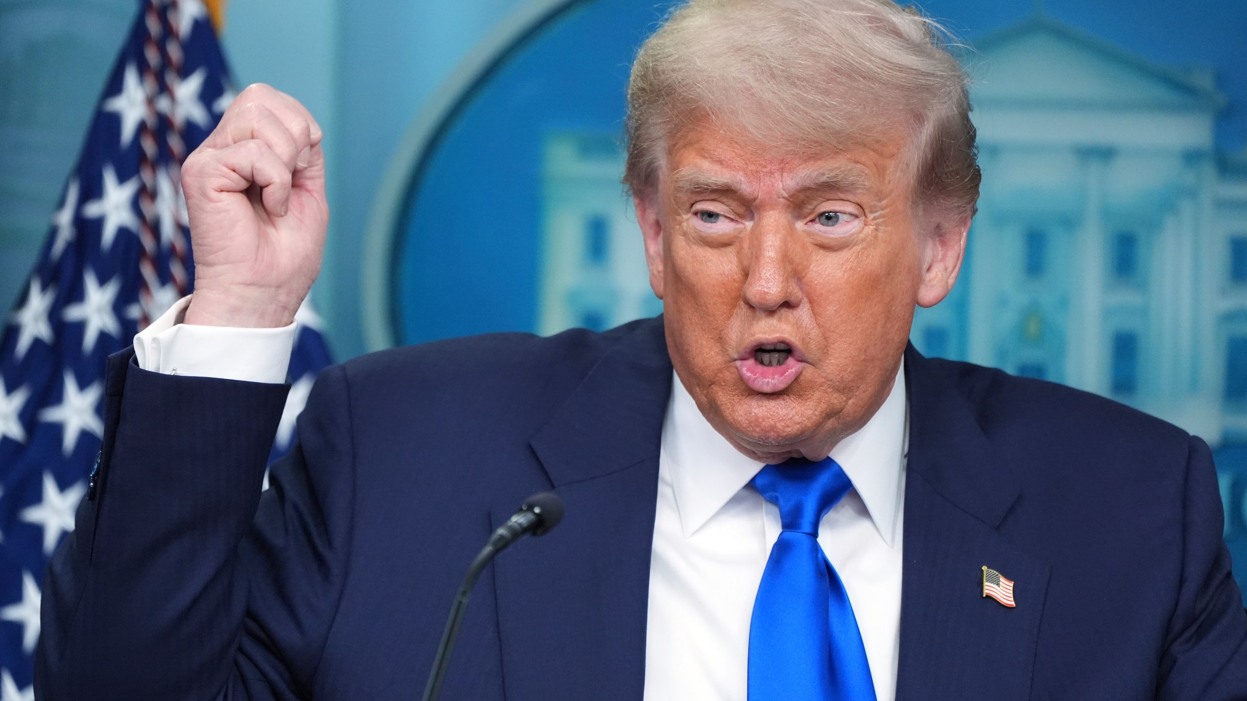 President Donald Trump speaks to the media, Friday, June 27, 2025, in the briefing room of the White House in Washington. (AP Photo/Jacquelyn Martin)