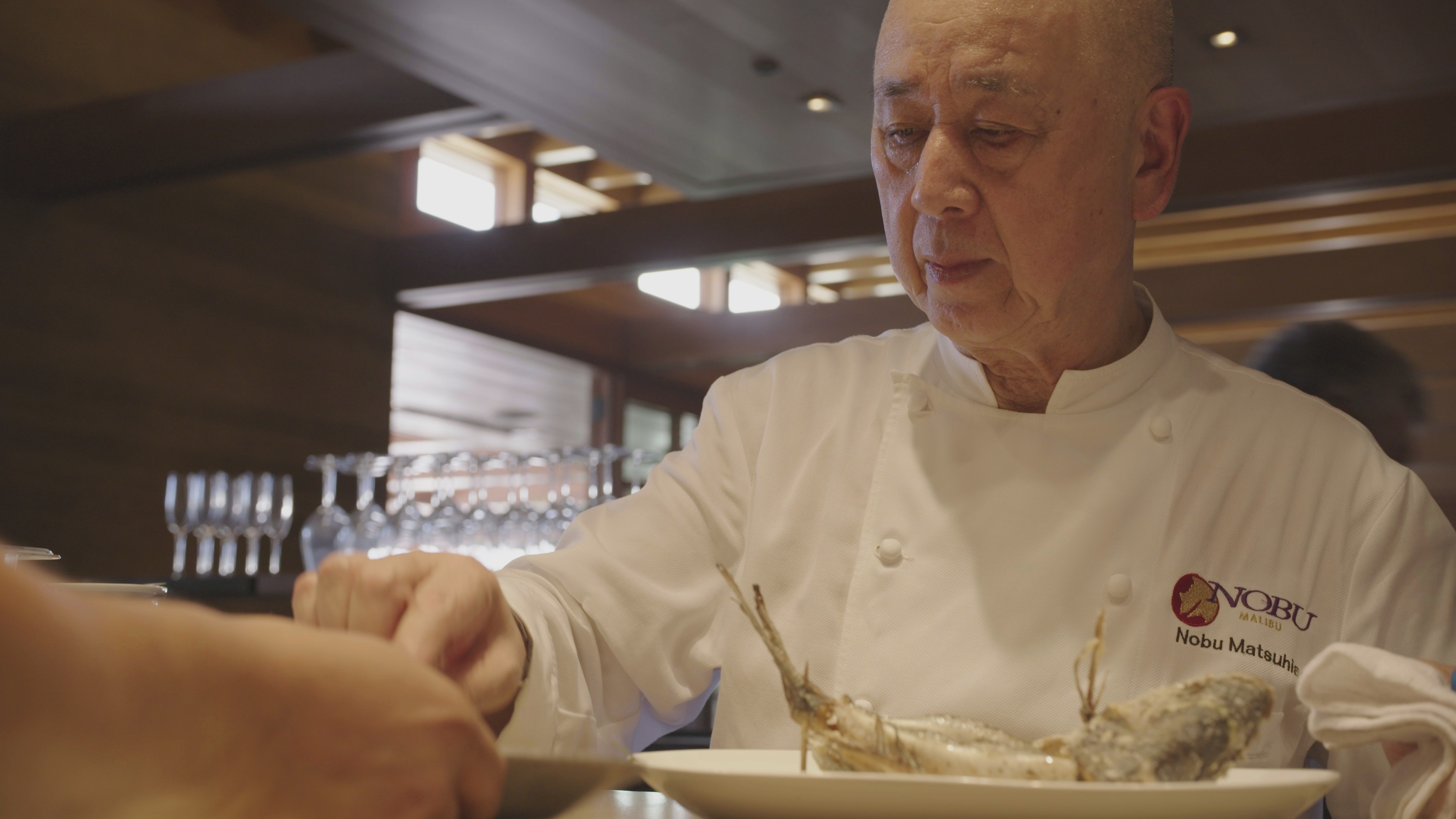 This image released by Vertical Entertainment shows chef Nobuyuki Matsuhisa in a scene from the documentary "Nobu." (Vertical Entertainment via AP)