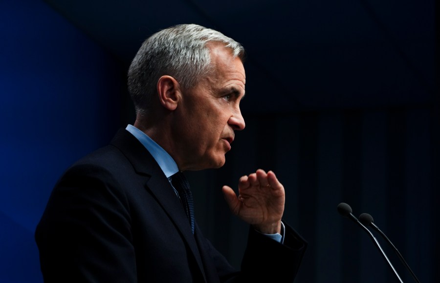 Canadian Prime Minister Mark Carney holds a closing press conference following the NATO Summit in The Hague, Netherlands on Wednesday, June 25, 2025. (Sean Kilpatrick/The Canadian Press via AP)