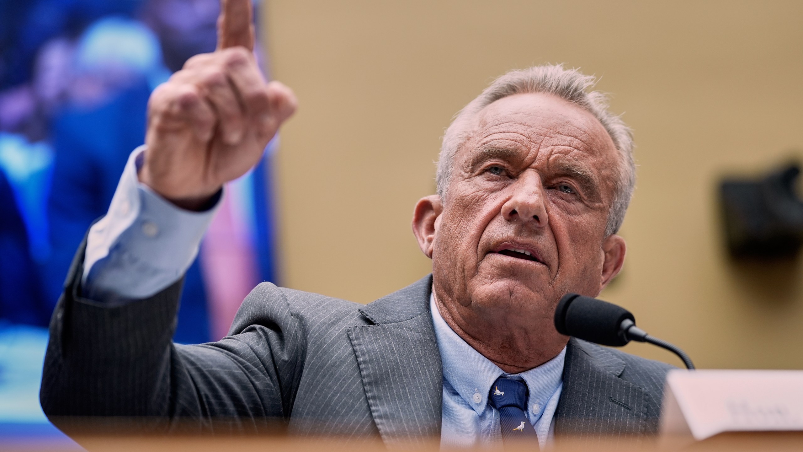 Secretary of Health and Human Services Robert F. Kennedy Jr., testifies during a House Energy and Commerce Committee, Tuesday, June 24, 2025, in Washington. (AP Photo/Mariam Zuhaib)