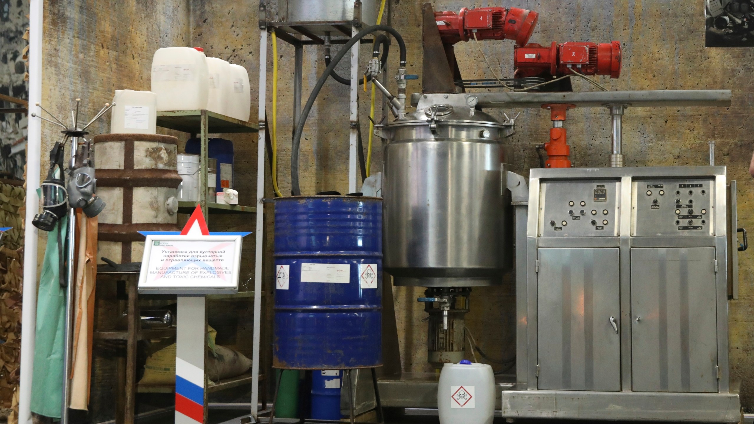 FILE - A chemical lab is on display during a briefing by Russian Foreign and Defense Ministries in Kubinka Patriot park outside Moscow, Russia, Friday, June 22, 2018. (AP Photo, File)