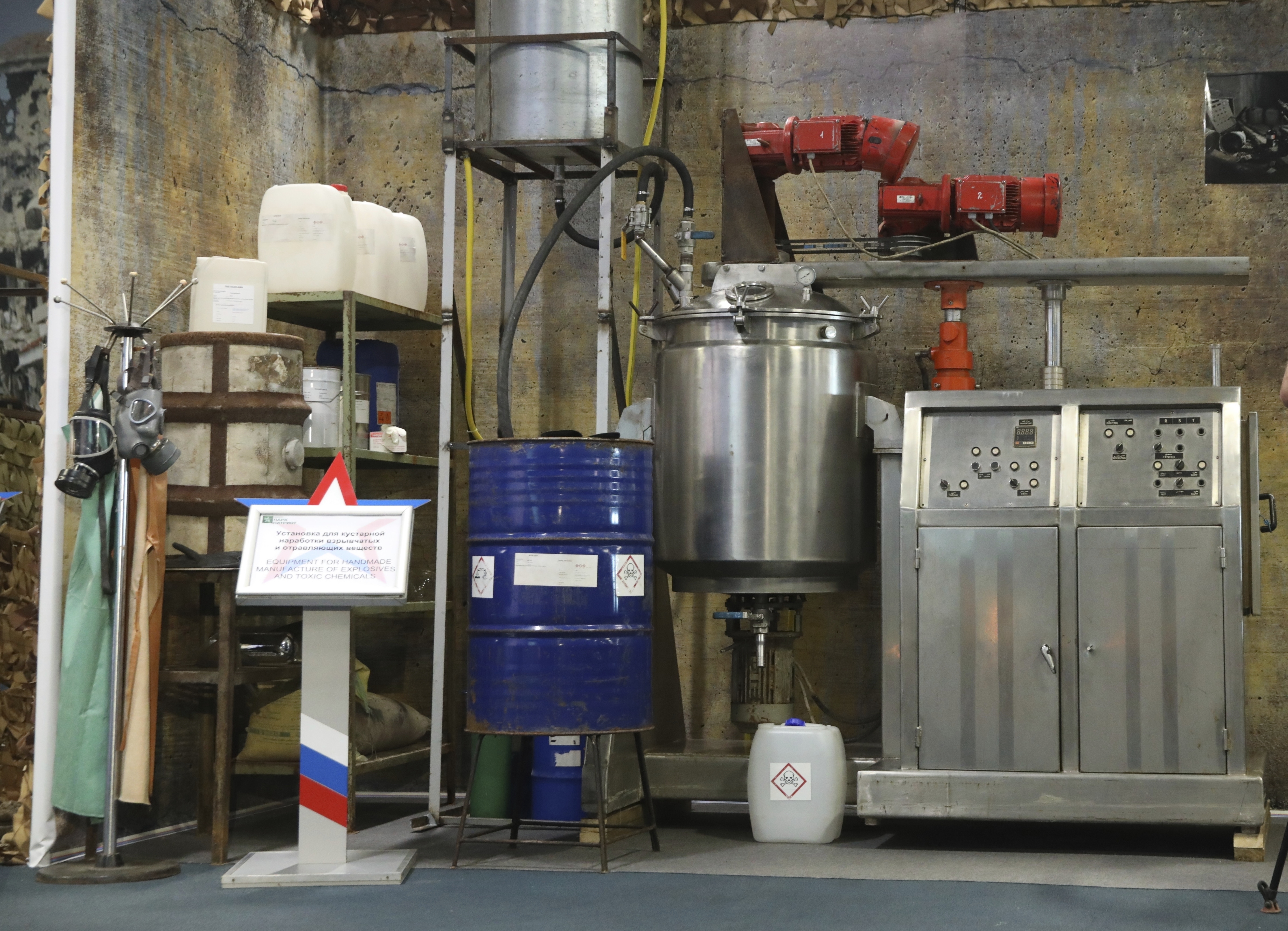 FILE - A chemical lab is on display during a briefing by Russian Foreign and Defense Ministries in Kubinka Patriot park outside Moscow, Russia, Friday, June 22, 2018. (AP Photo, File)