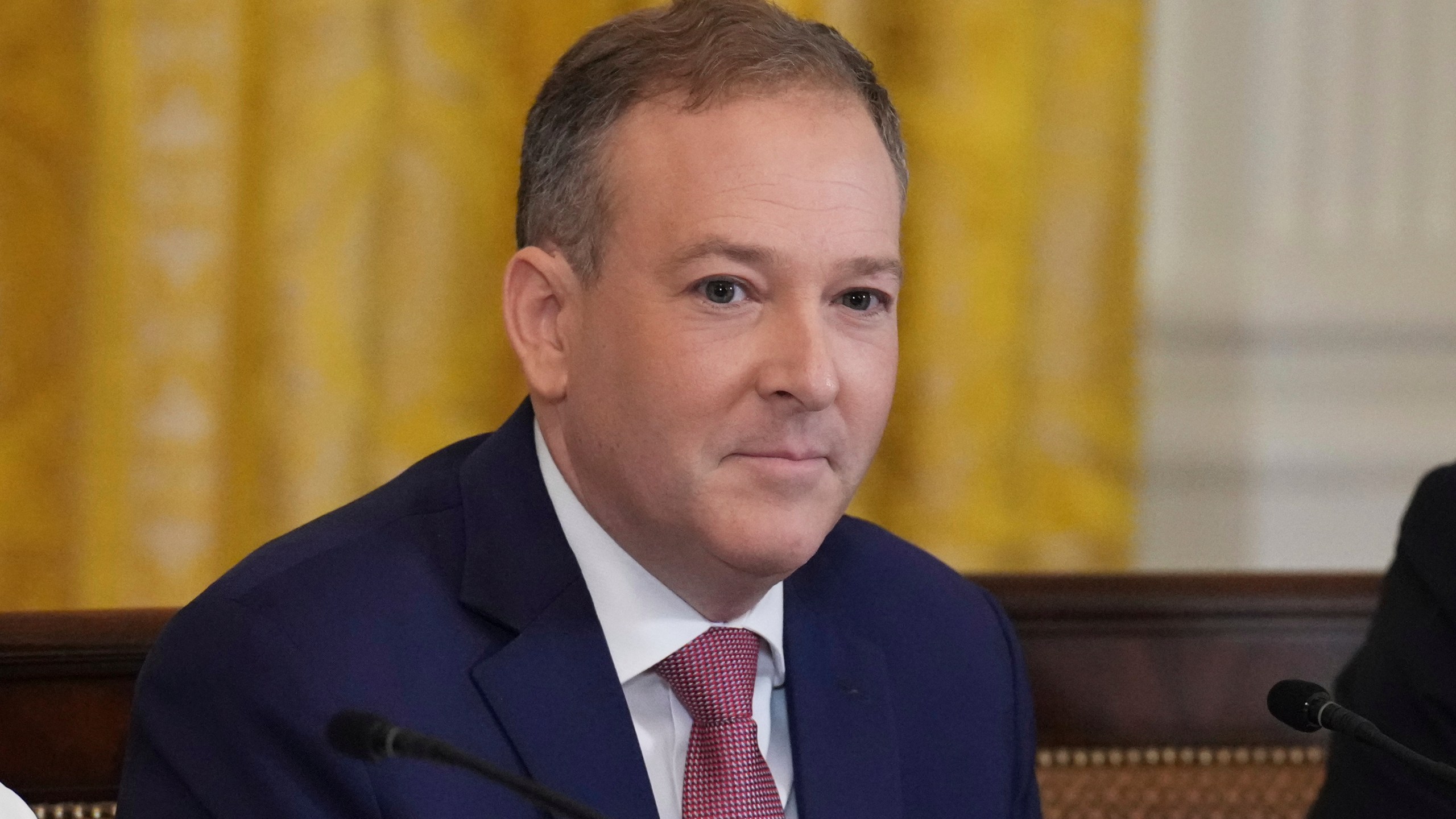 FILE - EPA Administrator Lee Zeldin attends a Make America Healthy Again (MAHA) Commission Event in the East Room of the White House, Thursday, May 22, 2025, in Washington. (AP Photo/Jacquelyn Martin, File)